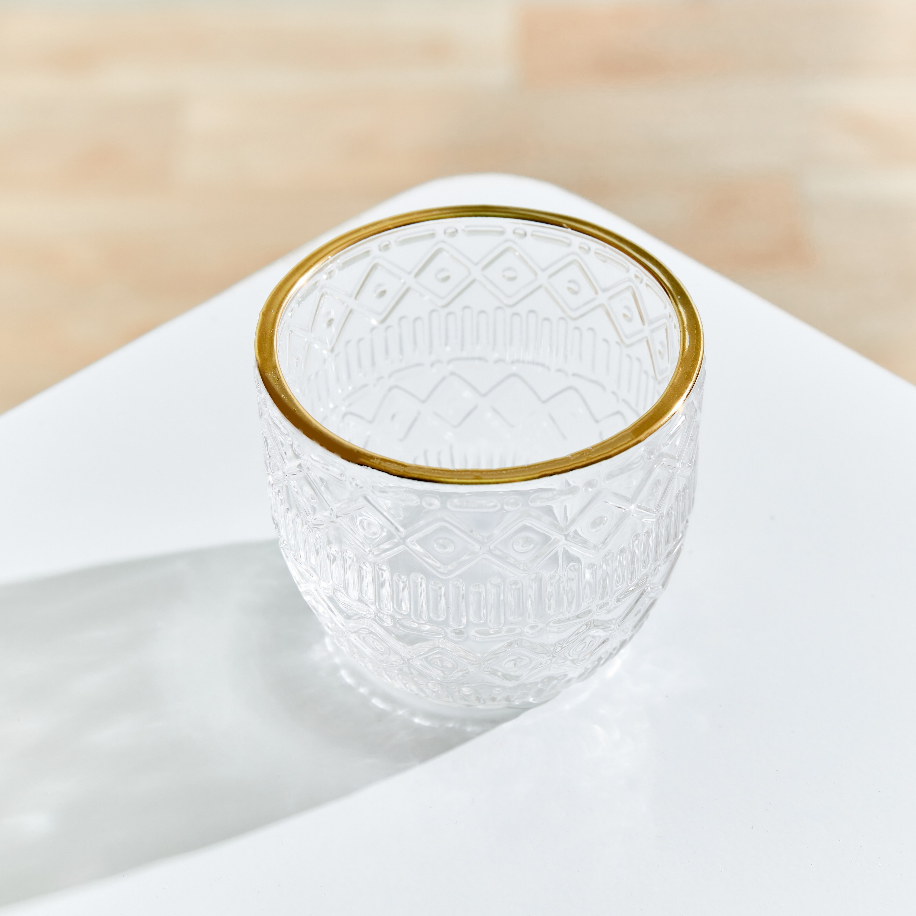 حامل شموع فوتيف زجاج أزتيك من إلينور - 6.5x5.5 سم-hbxlivingroom-decorandaccessories-candleholders-image-3