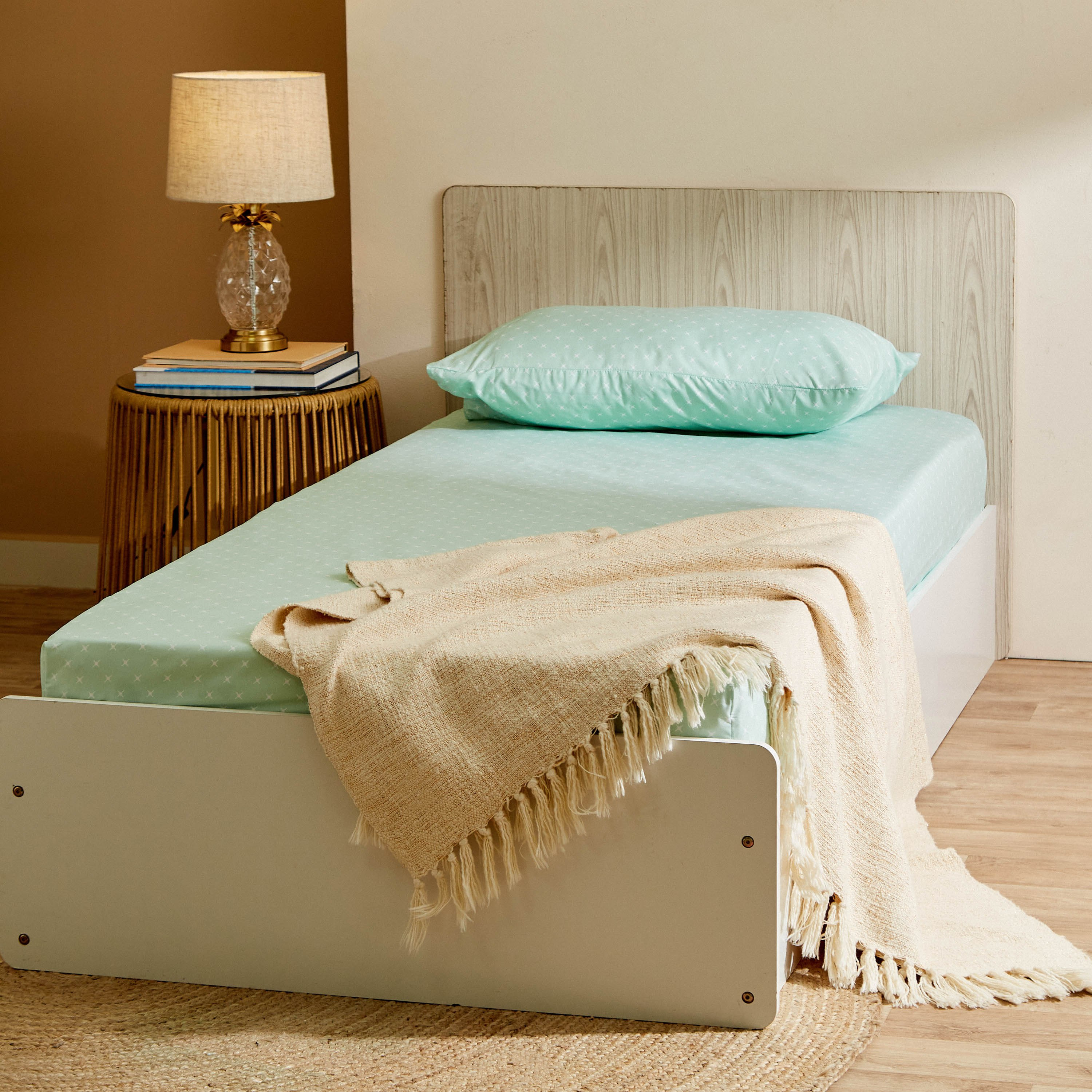 شرشف مطاطي فردي بألياف ميكروفايبر وطبعات من أتلانتا كورا - 90×200+25 سم-hbxhomeware-hbxbedroom-image-5