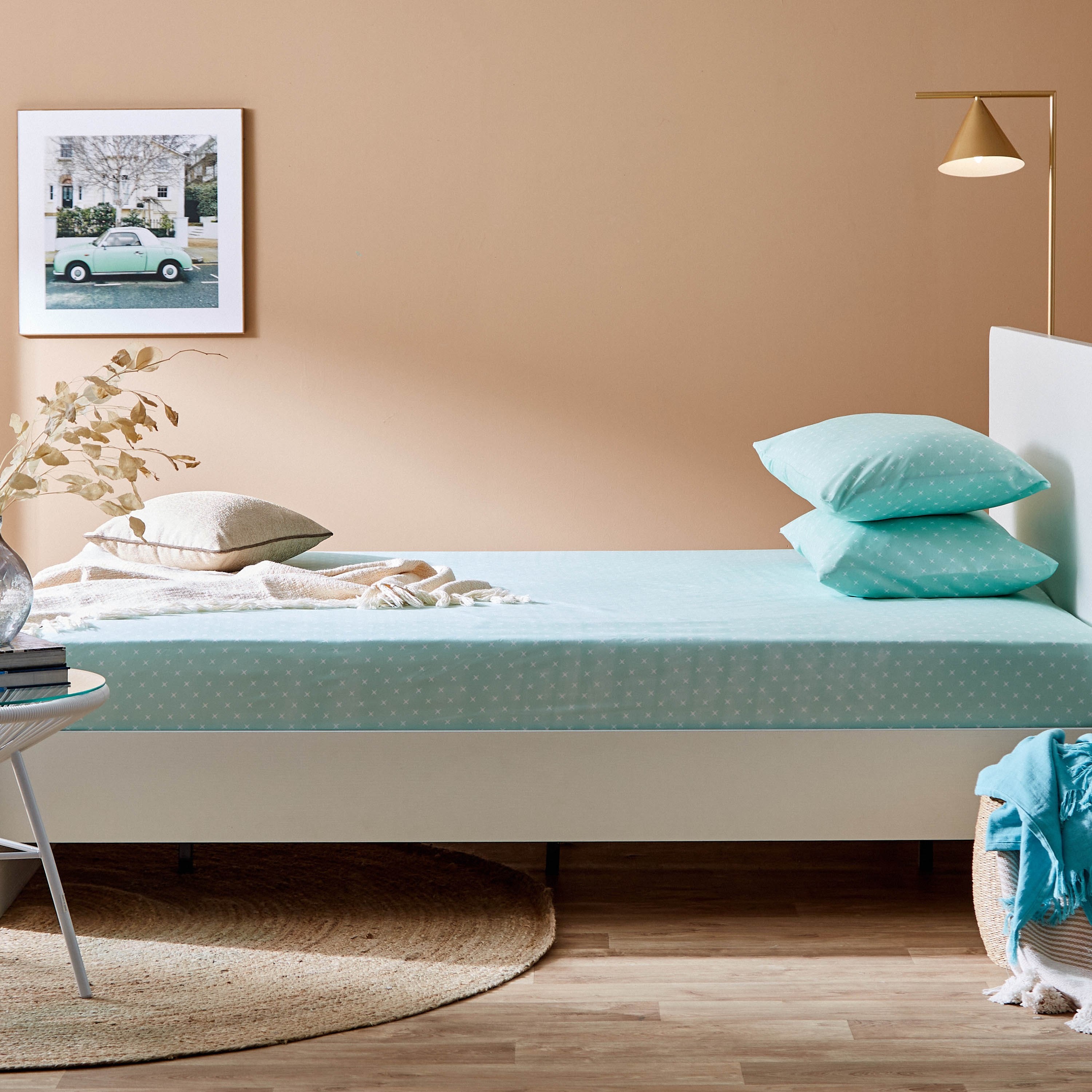 شرشف مطاطي كينج ألياف دقيقة بطبعات من أتلانتا كورا - 180×200+25 سم-hbxhomeware-hbxbedroom-image-5