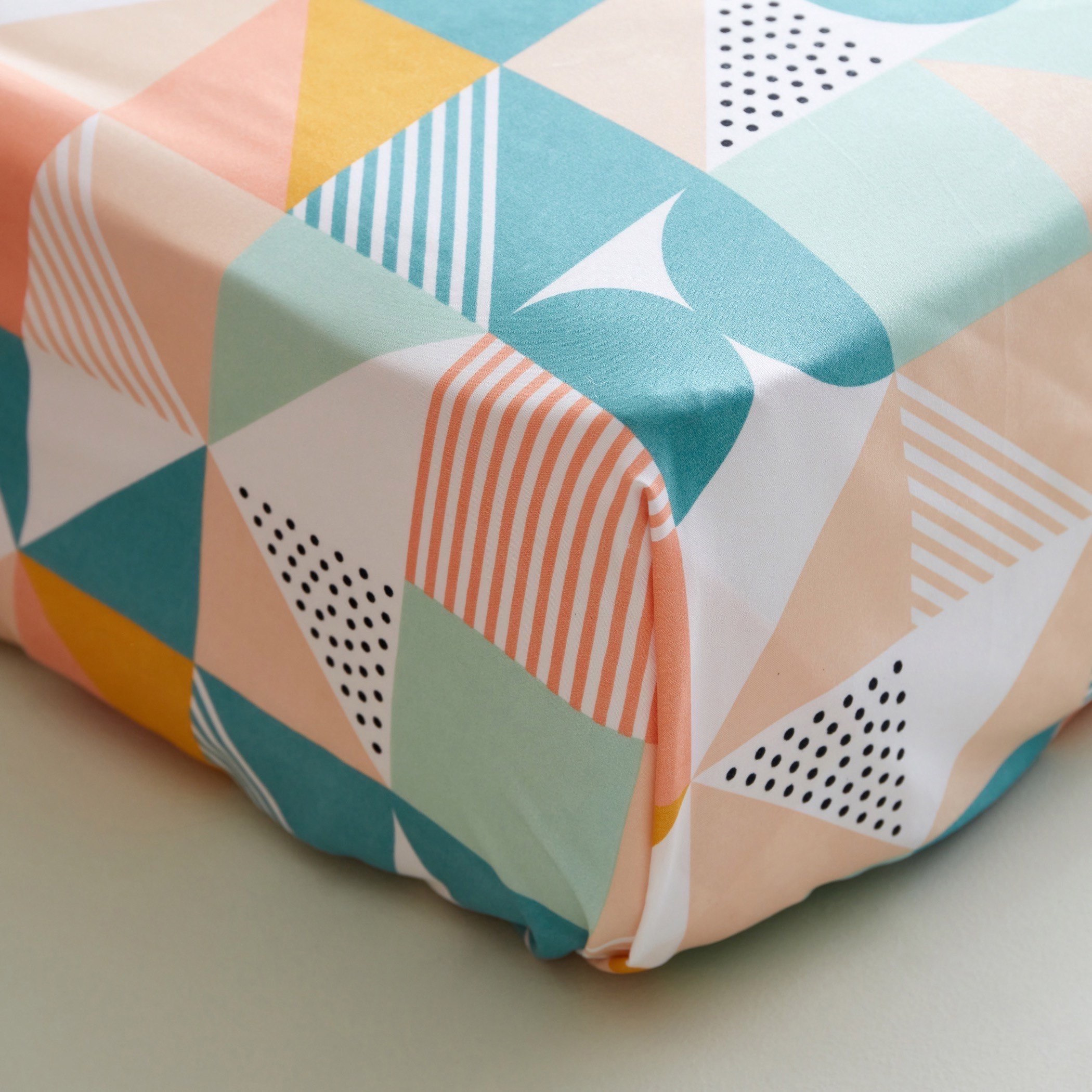 طقم شرشف مسطح فردي مايكروفايبر بطبعات قطعتين من أتلانتا كورا - 150x260 سم-hbxhomeware-hbxbedroom-image-5