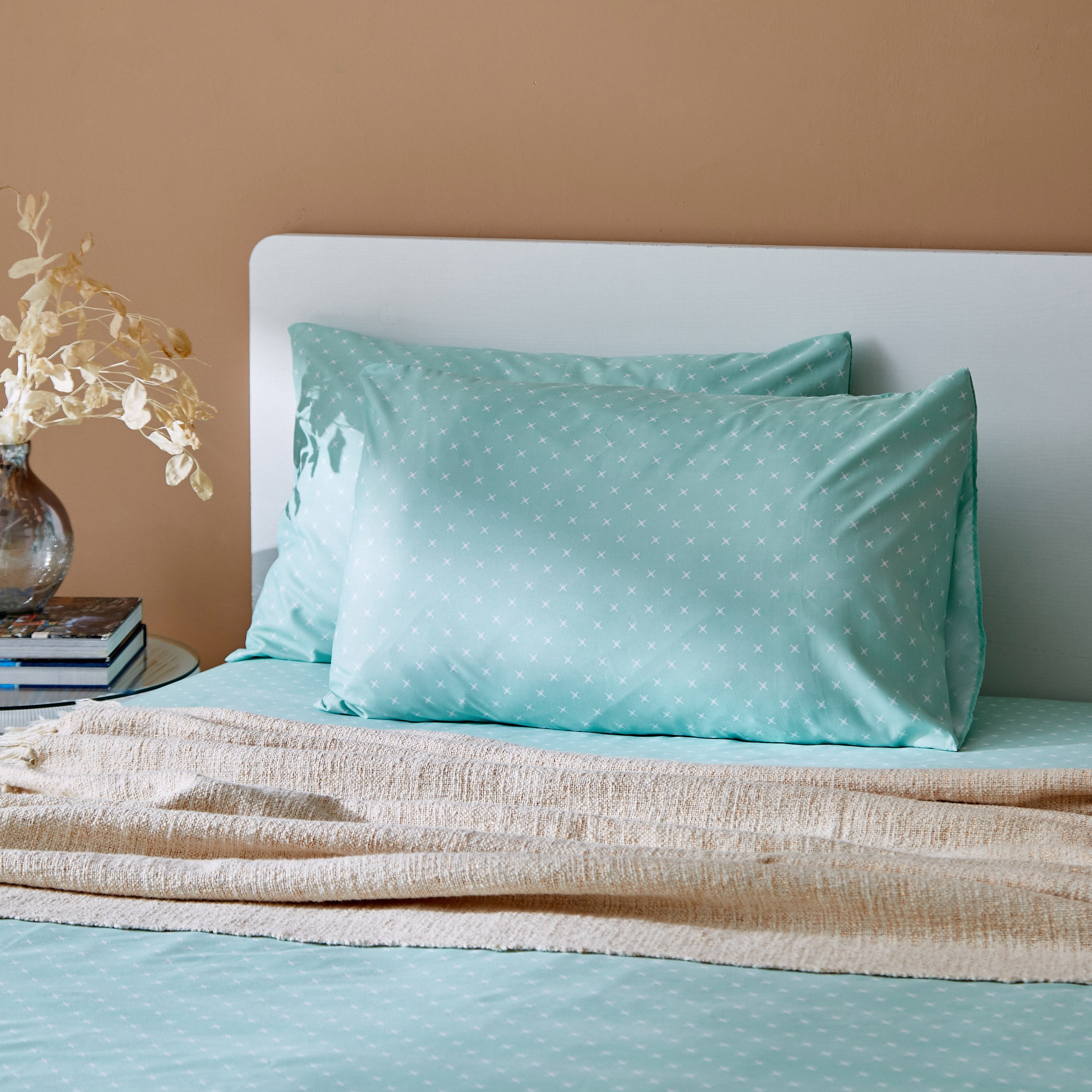 طقم أغطية وسائد ميكروفايبر بطبعات من أتلانتا كورا - 50x75 سم-hbxhomeware-hbxbedroom-image-4