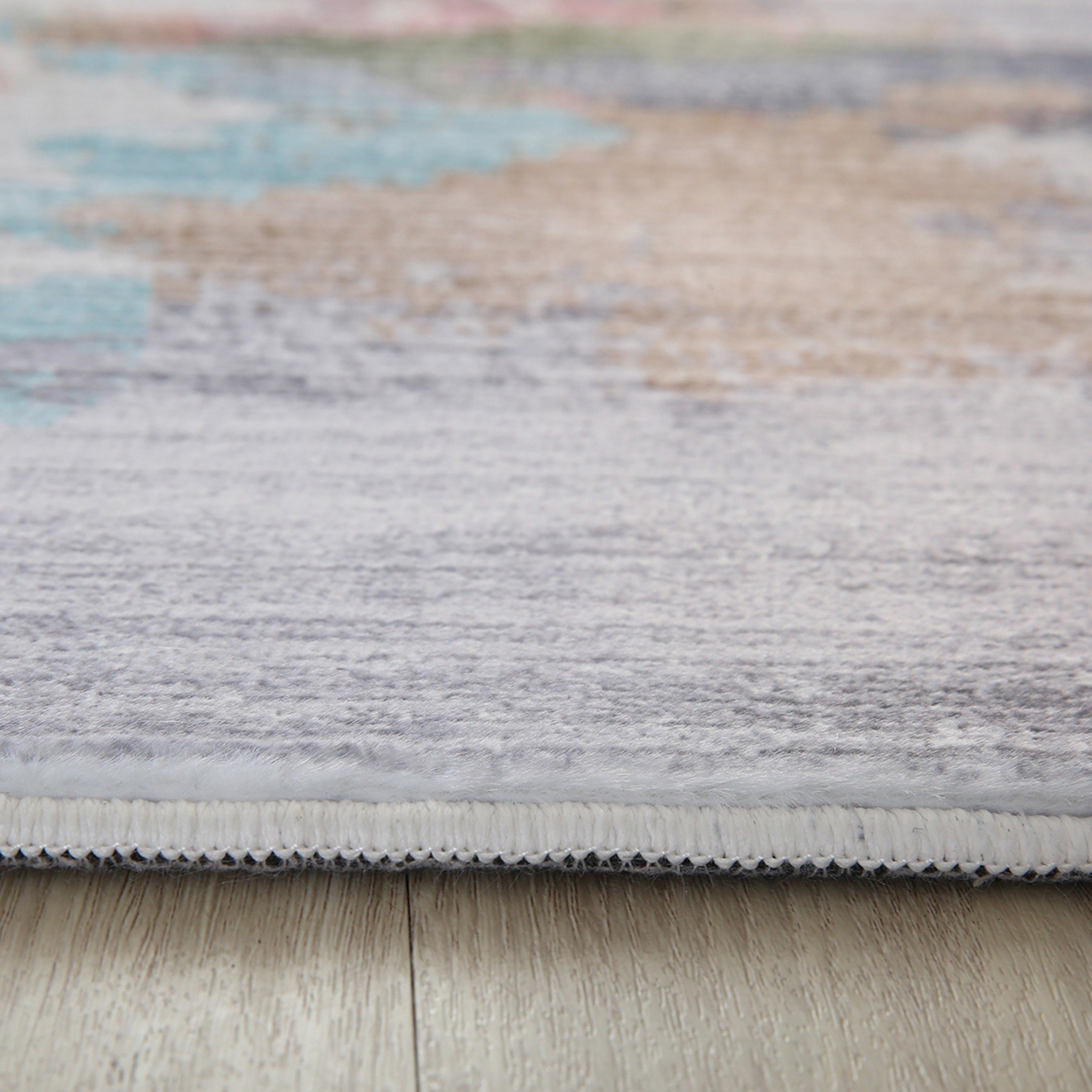 Bristol Harlow Stripes Printed Plush Fur Rug - 120x170 cm-hbxdecorandfurnishings-floorcoverings-rugs-image-4
