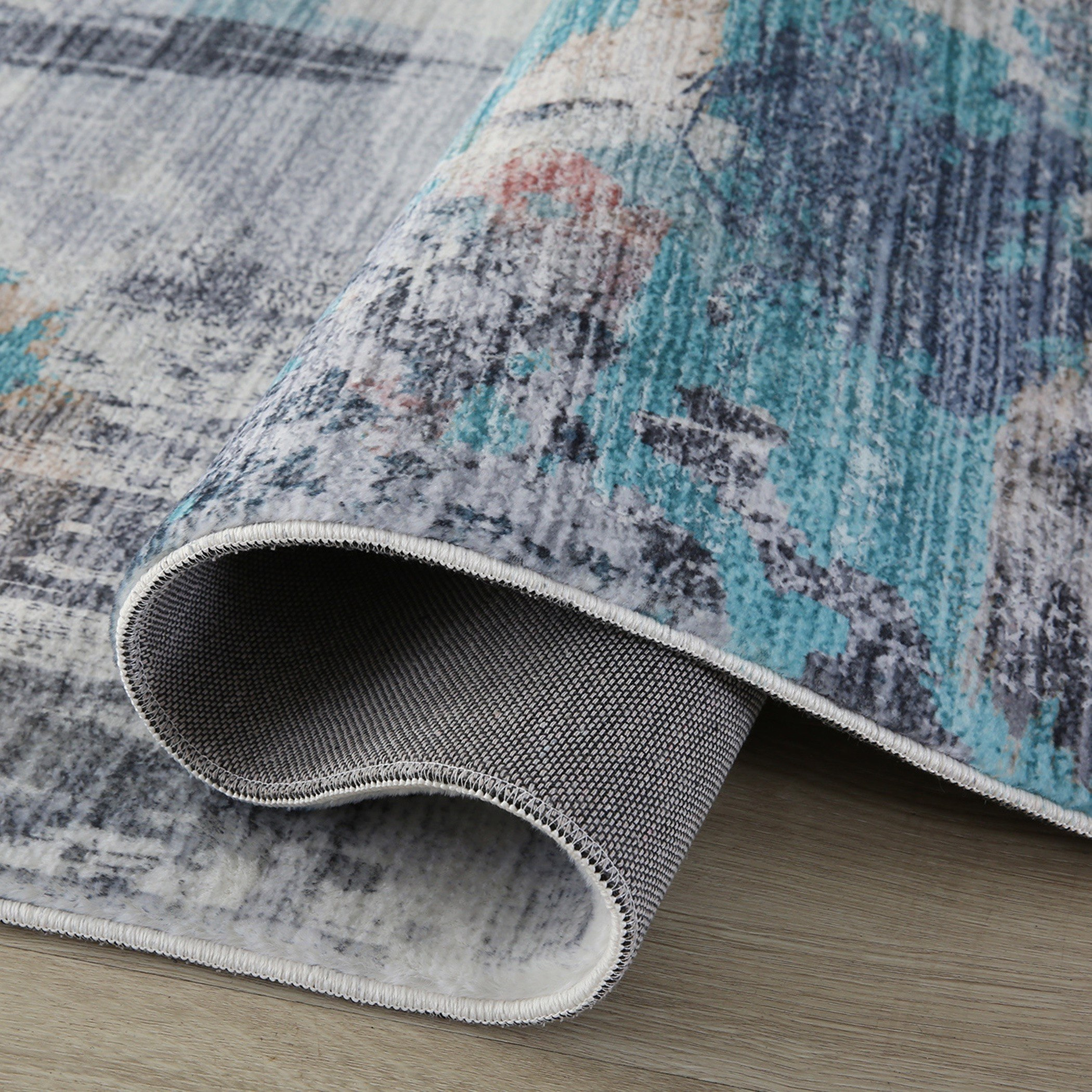 سجادة فرو مخمليّة بطبعات مخططة من بريستول هارلو - 160x230 سم-hbxdecorandfurnishings-floorcoverings-rugs-image-5