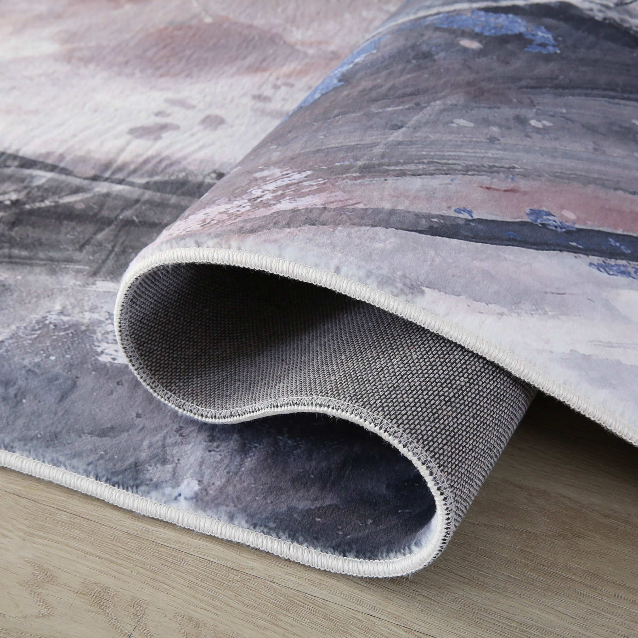 سجادة فرو مخمليّة بطبعات من ميلان دالتون - 120x170 سم-hbxdecorandfurnishings-floorcoverings-rugs-image-2