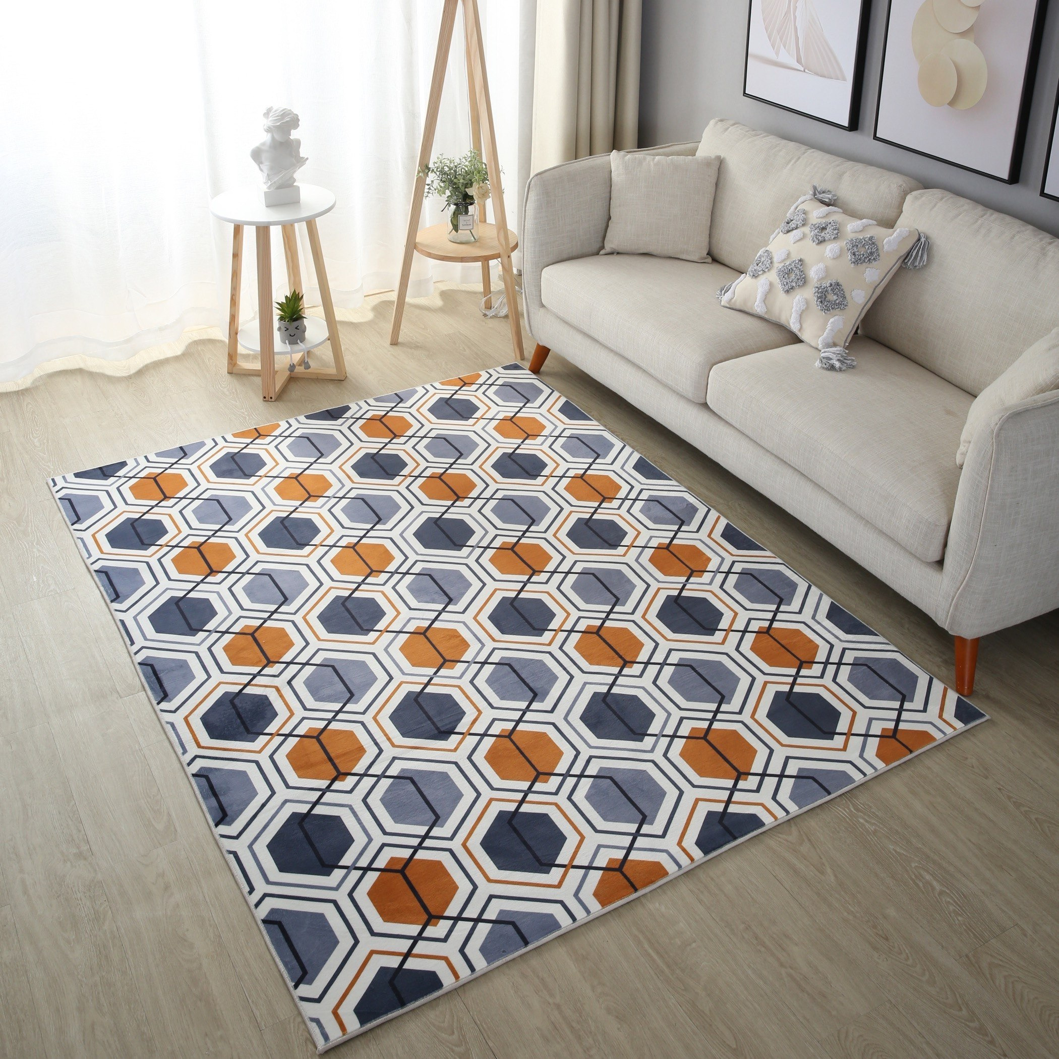 سجادة من الفلانيل بطبعات من ويلز سوير - 150x200 سم-hbxdecorandfurnishings-floorcoverings-rugs-image-1