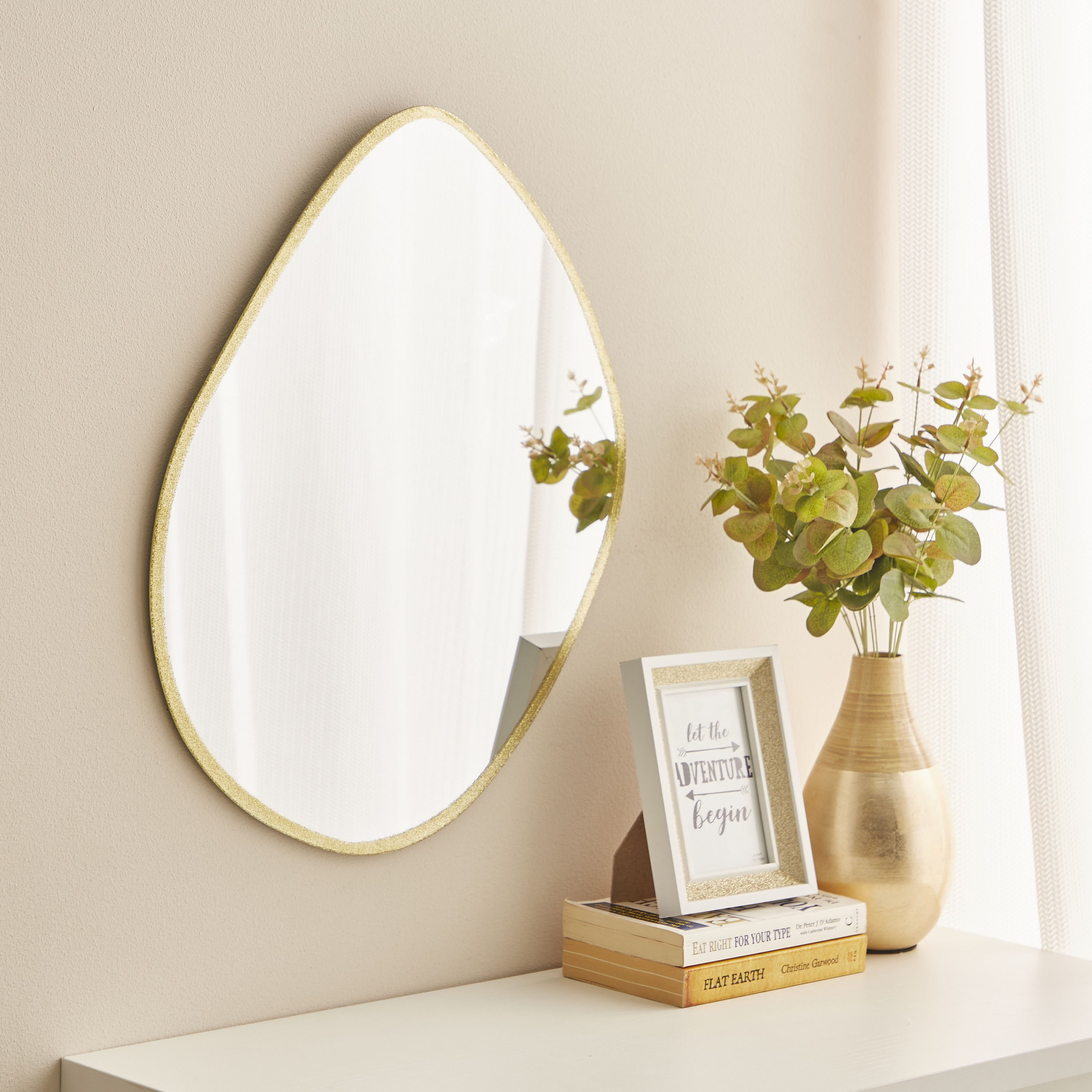 Chiara Irregular Shaped Mirror with Screen Print Edge - 45x1x55 cm-PROMO_HB_AE_B1G1_250925-image-2