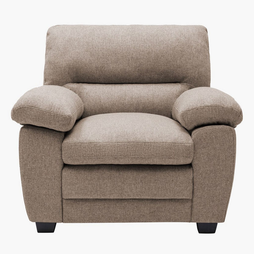 Atlas 1-Seater Fabric Sofa-Armchairs-image-1