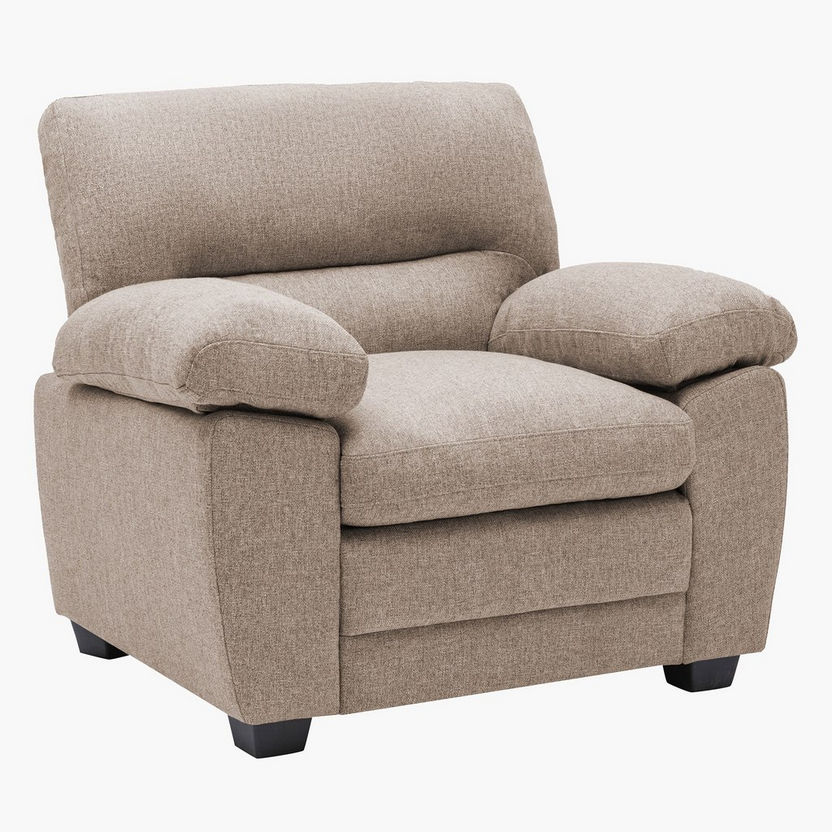 Atlas 1-Seater Fabric Sofa-Armchairs-image-2