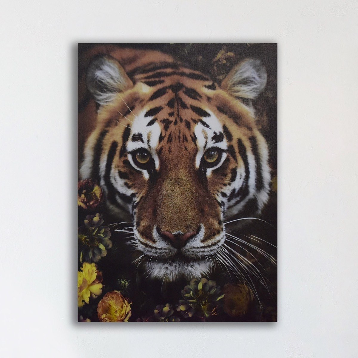 لوحة كانفاس مؤطرة بطبعات وجه نمر من فيليس - 50x2x70 سم-PROMO_HB_AE_B1G1_250925-image-1