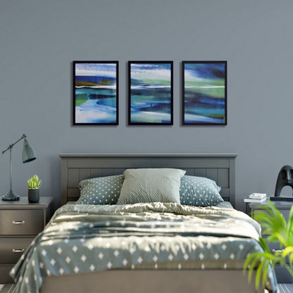 Felice Printed 3-Piece Abstract Framed Canvas Set