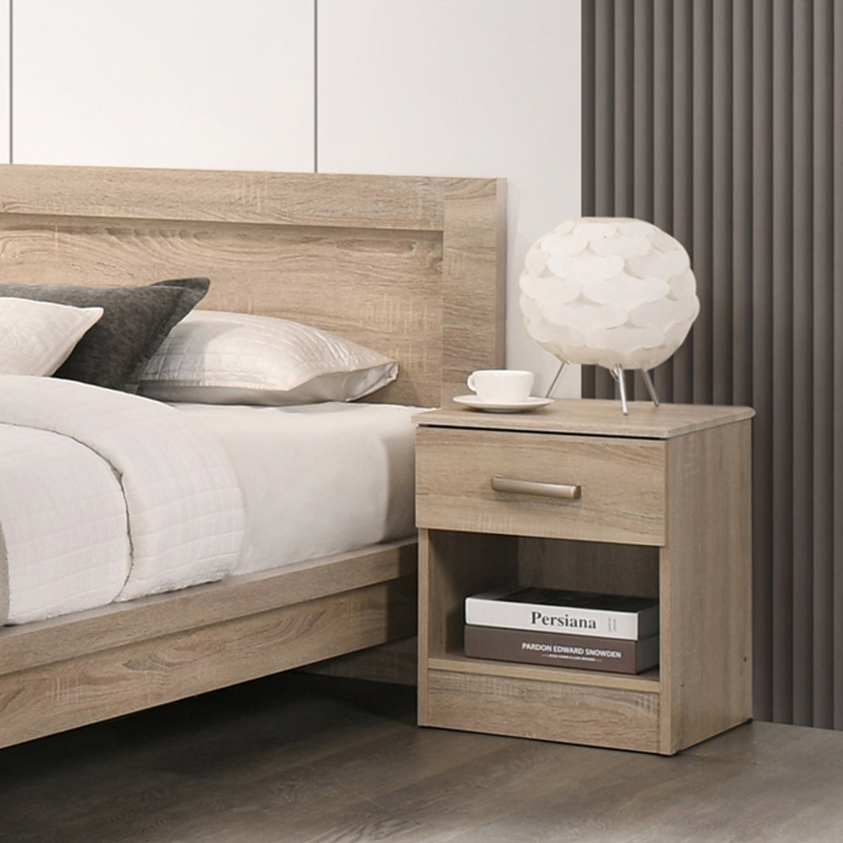 طقم غرفة نوم مزدوجة 5 قطع من كوبر - 120x200 سم-hbxbedroom-bedsandbedsets-beds-twin-image-16