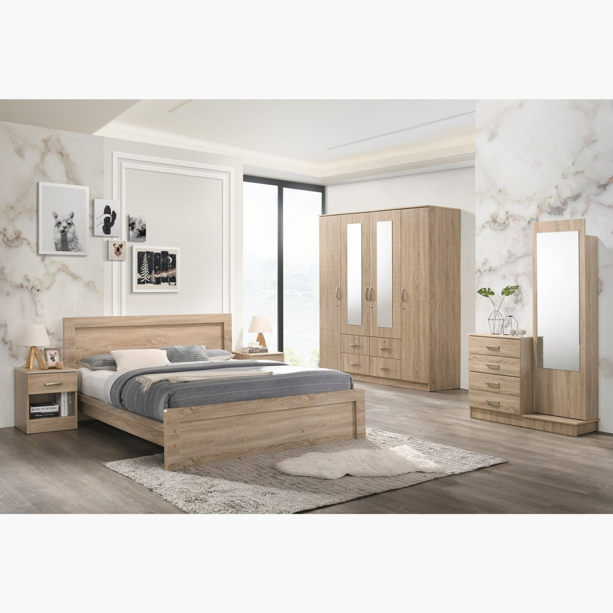 طقم غرفة نوم كينج 5 قطع 180x200 سم من كوبر-hbxbedroom-bedsandbedsets-bedroomsets-king-image-27