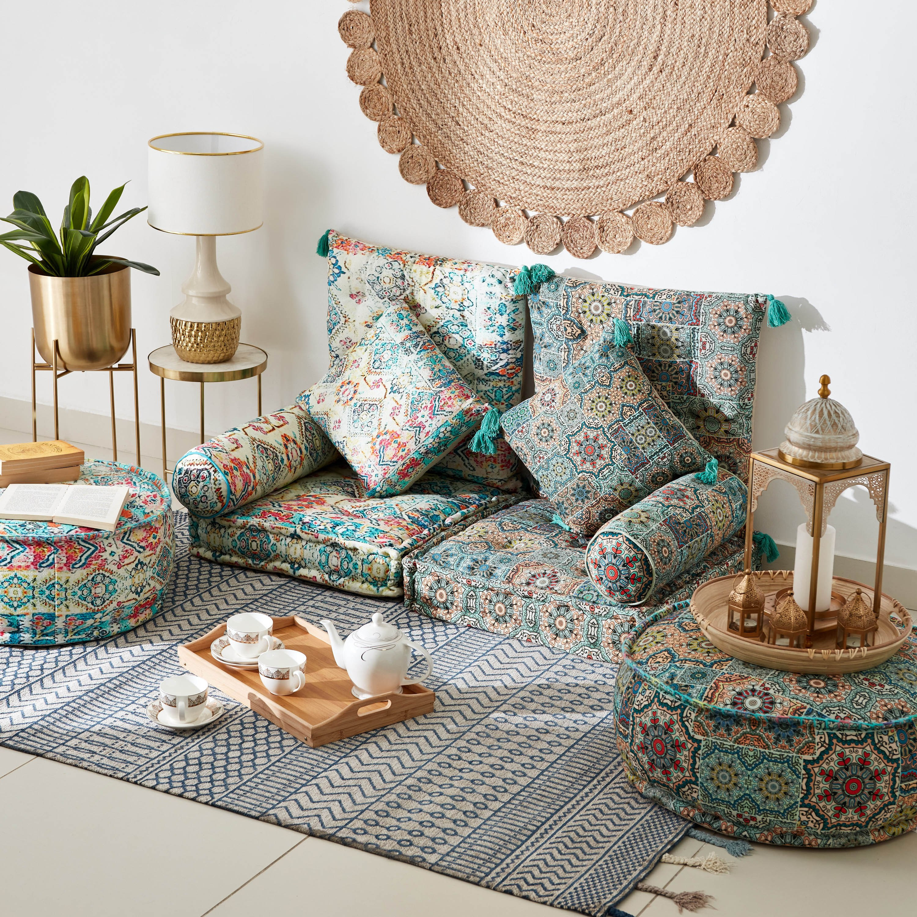 مقعد بوف بتصميم رقعات طبعات من مارجان ماهير - 60x60x25 سم-hbxlivingroom-sofasandarmchairs-ottomansandfootstools-image-4