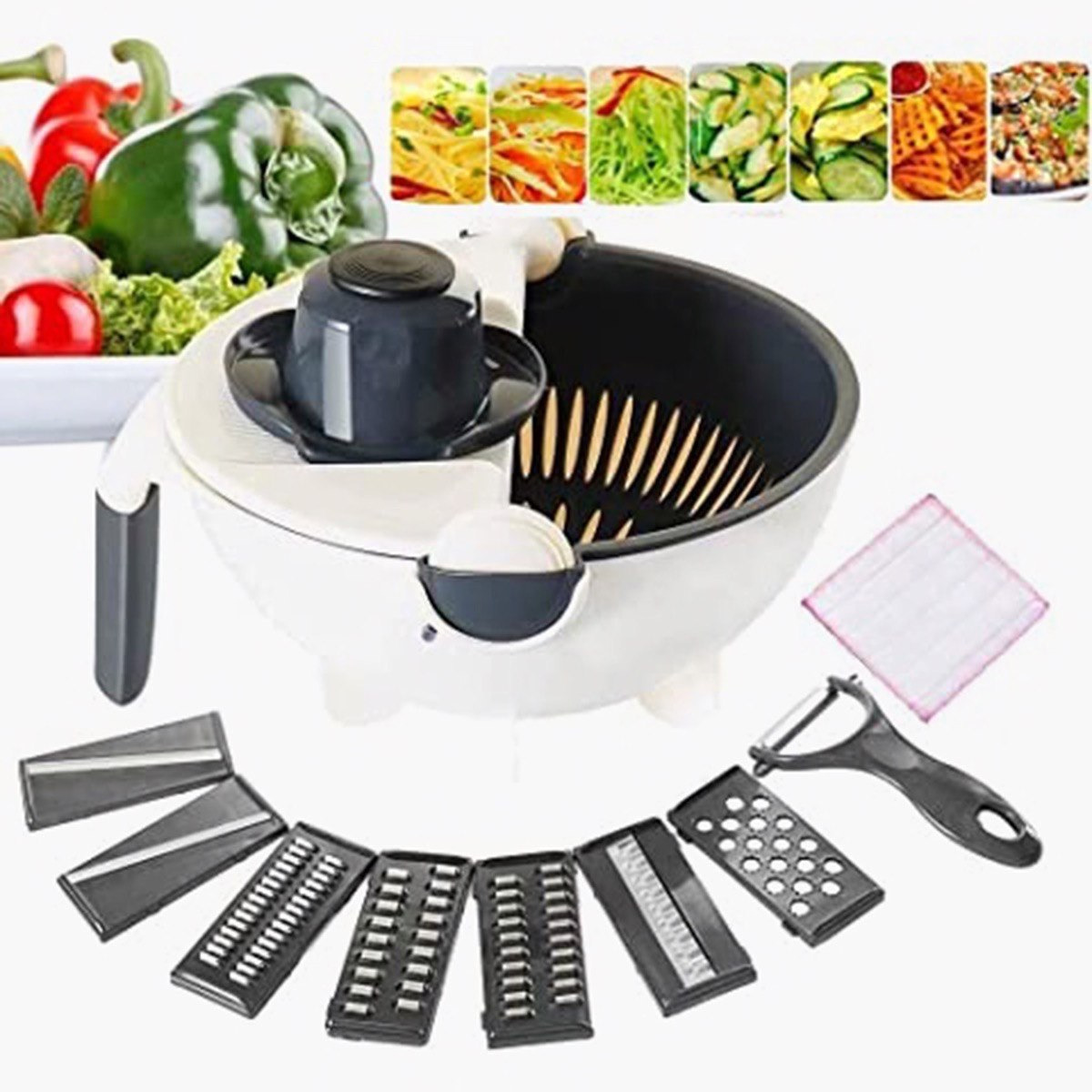 لوح تقطيع متعدد الوظائف 9 في 1 مع سلة تصفية من نيو-hbxhomeware-hbxkitchen-image-1