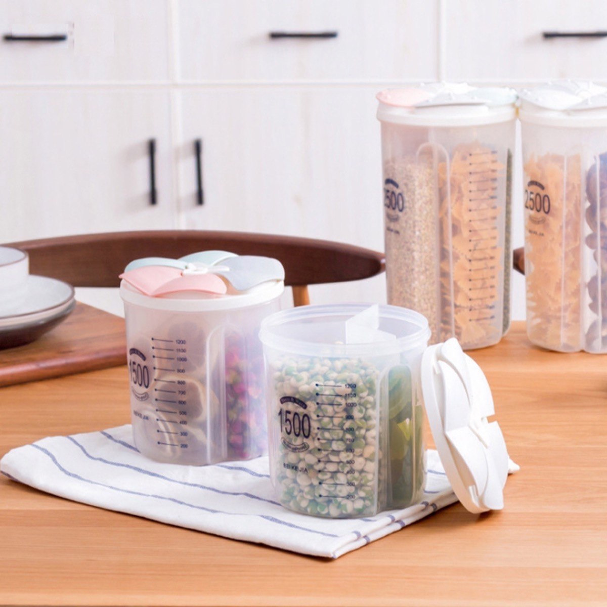حاوية تخزين متعددة الأغراض بـ3 أقسام من نيو - 1.5 لتر-hbxhomeware-hbxkitchen-image-1