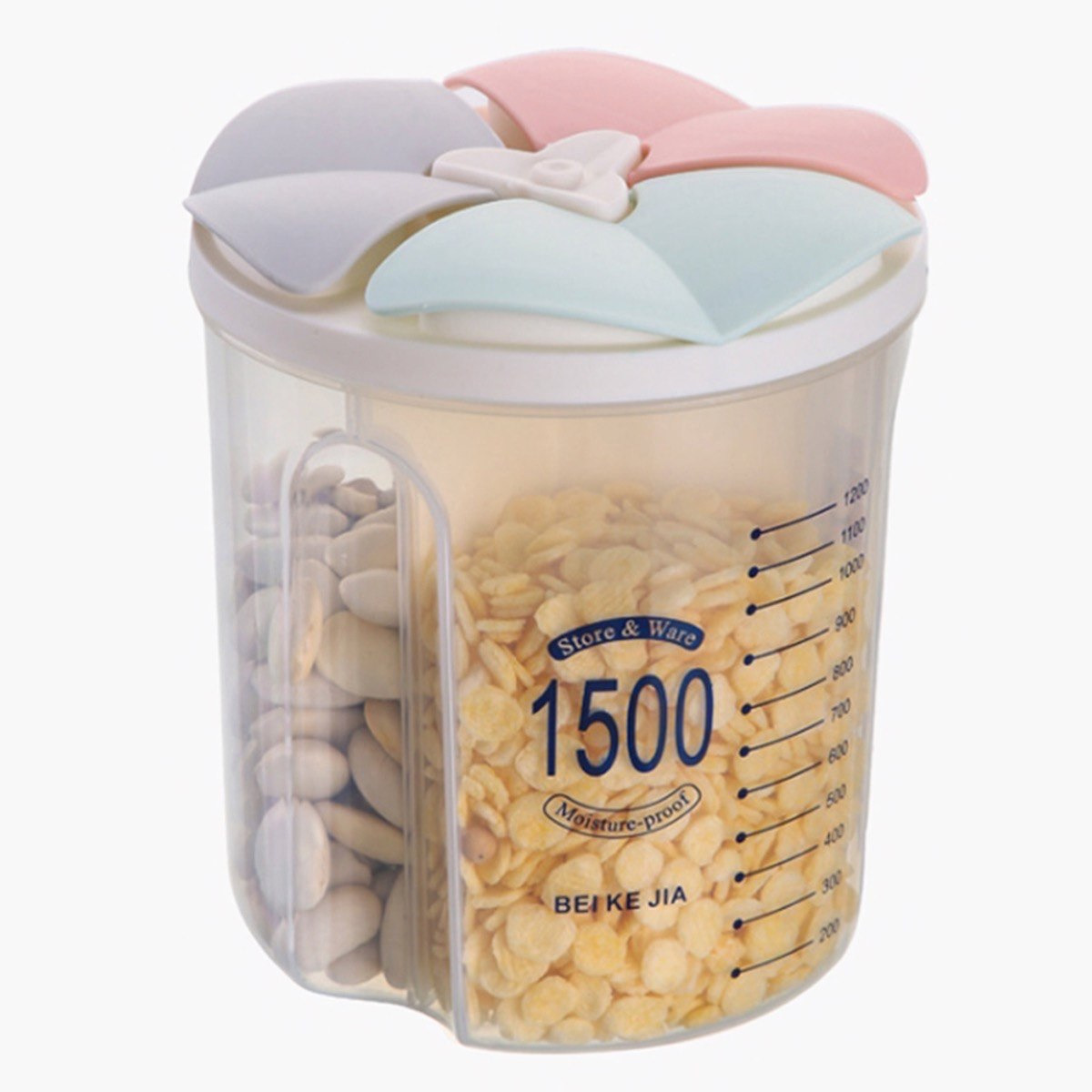 حاوية تخزين متعددة الأغراض بـ3 أقسام من نيو - 1.5 لتر-hbxhomeware-hbxkitchen-image-2