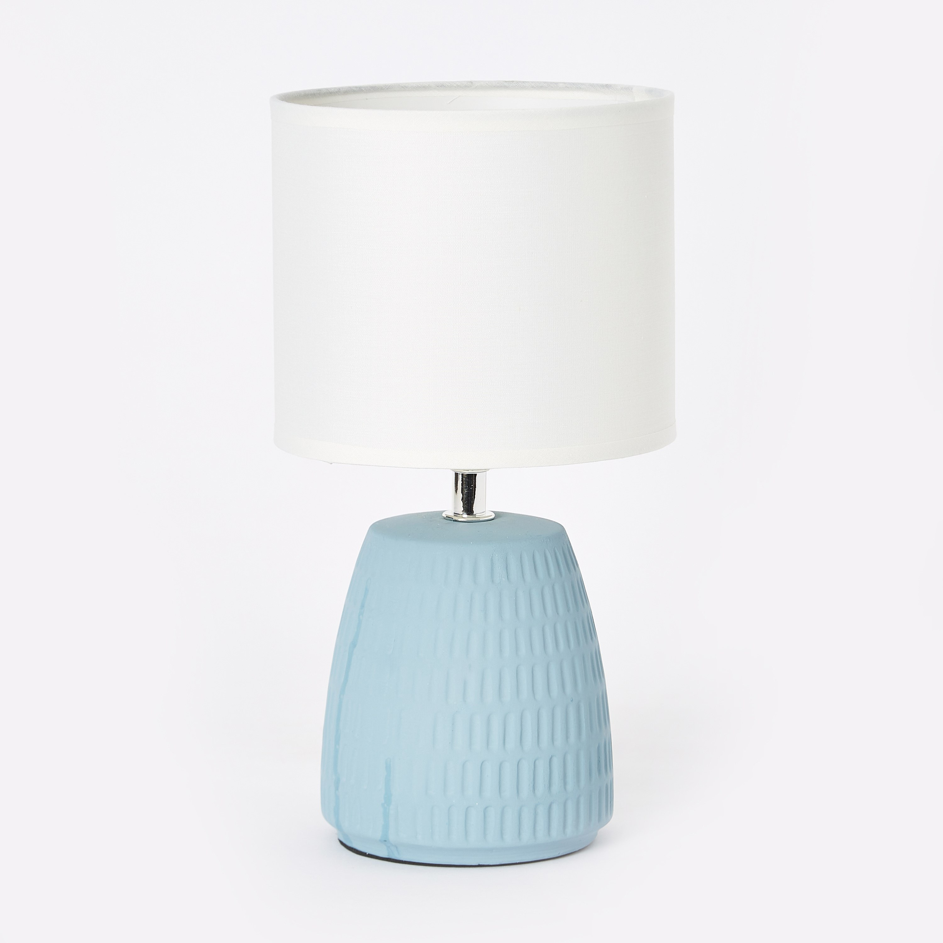 مصباح طاولة سيراميك بارز الملمس من كوو - 15x15x30 سم-hbxlivingroom-lighting-tablelamps-image-5