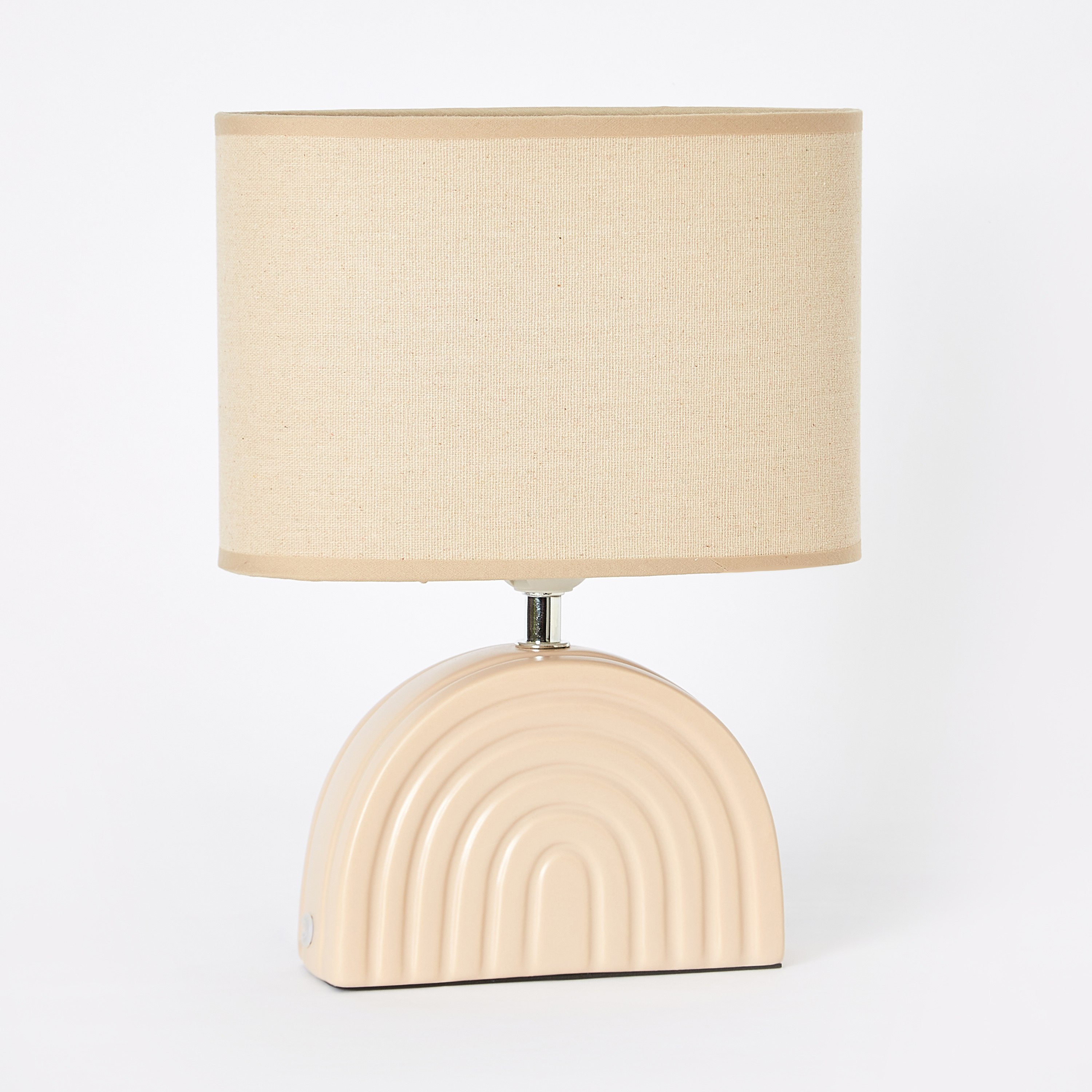 مصباح طاولة بقاعدة سيراميك بتصميم قوس قزح من كوو - 23x7x32 سم-hbxlivingroom-lighting-tablelamps-image-5