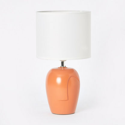 Quo Face Base Ceramic Table Lamp - 18x19x34 cms