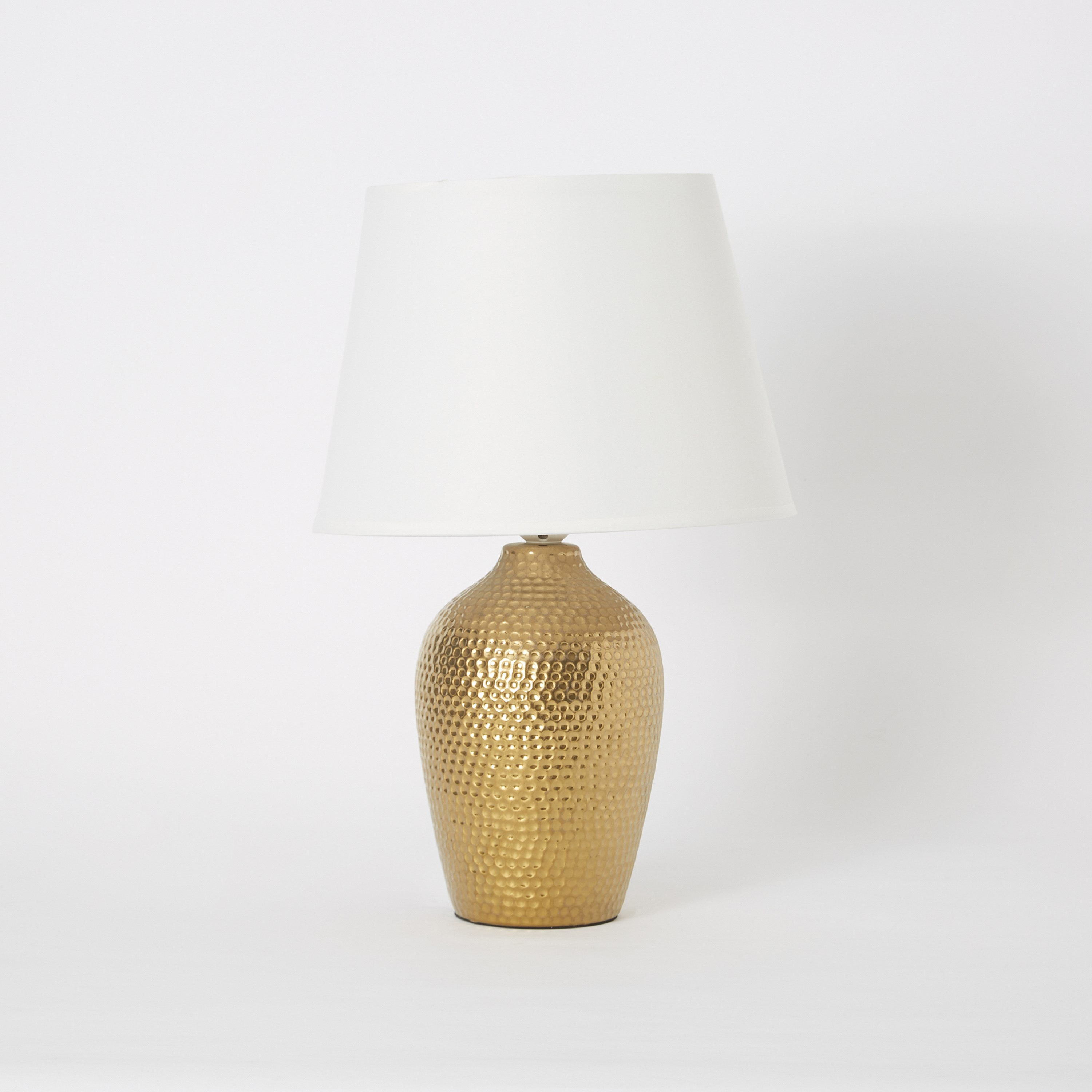 مصباح طاولة سيراميك بقاعدة بارزة الملمس - 28x28x42 سم - كوو-hbxlivingroom-lighting-tablelamps-image-5