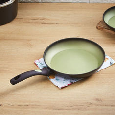 Feast Avocado Fry Pan with Soft Grip Handle - 24 cms