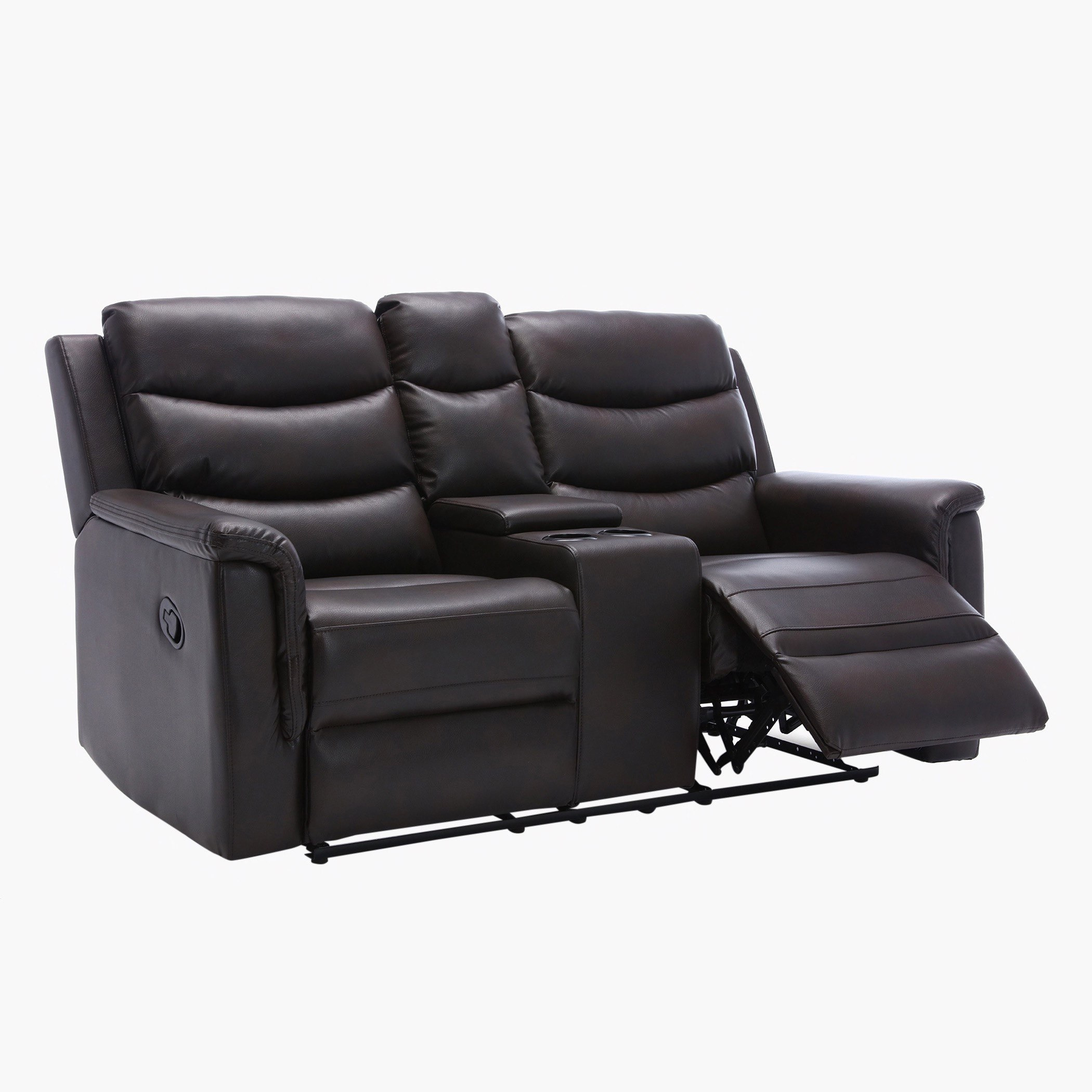 Vatican 2-Seater Leather Air Recliner Sofa with Console and Cup Holder-hbxlivingroom-sofasandarmchairs-sofas-image-4