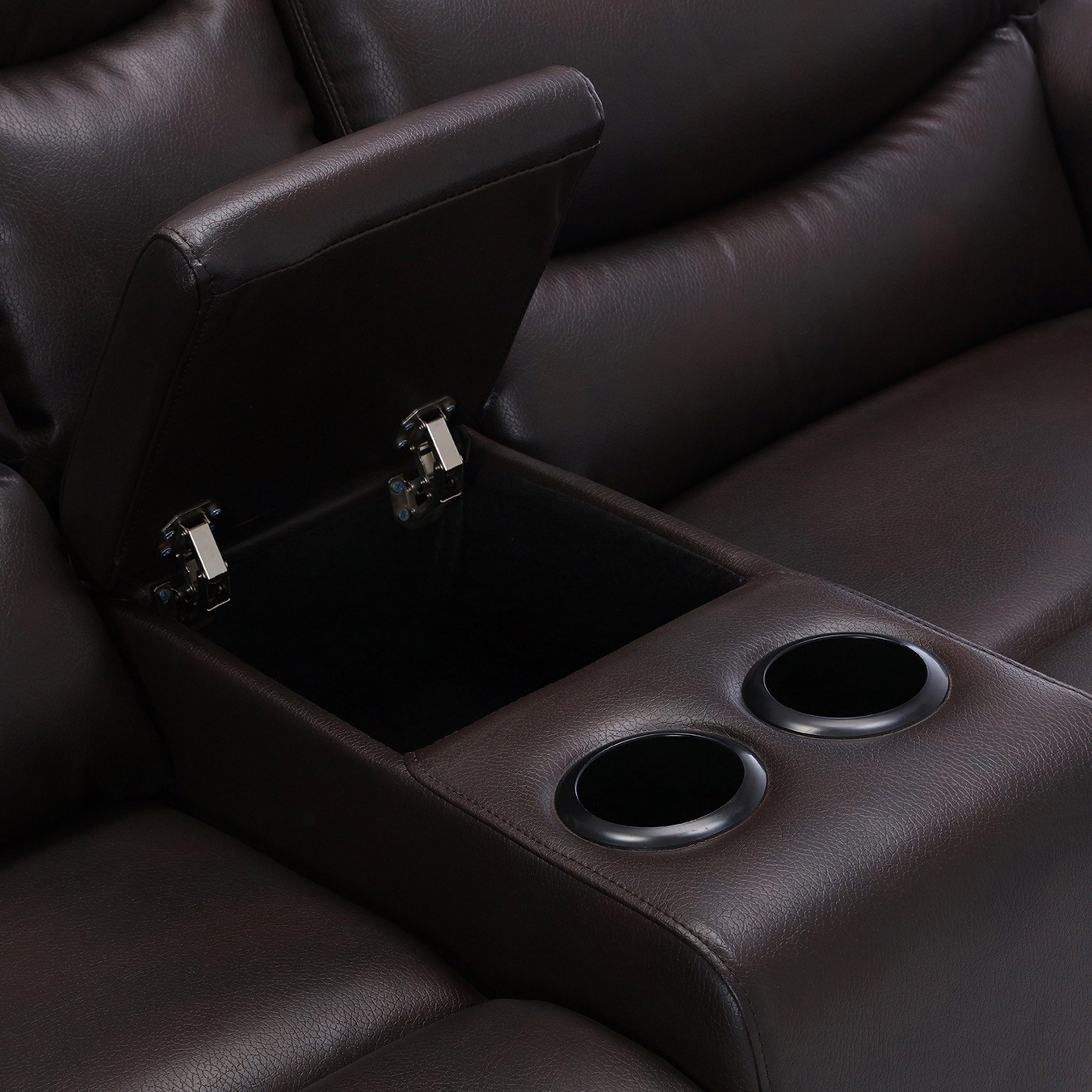 Vatican 2-Seater Leather Air Recliner Sofa with Console and Cup Holder-hbxlivingroom-sofasandarmchairs-sofas-image-6