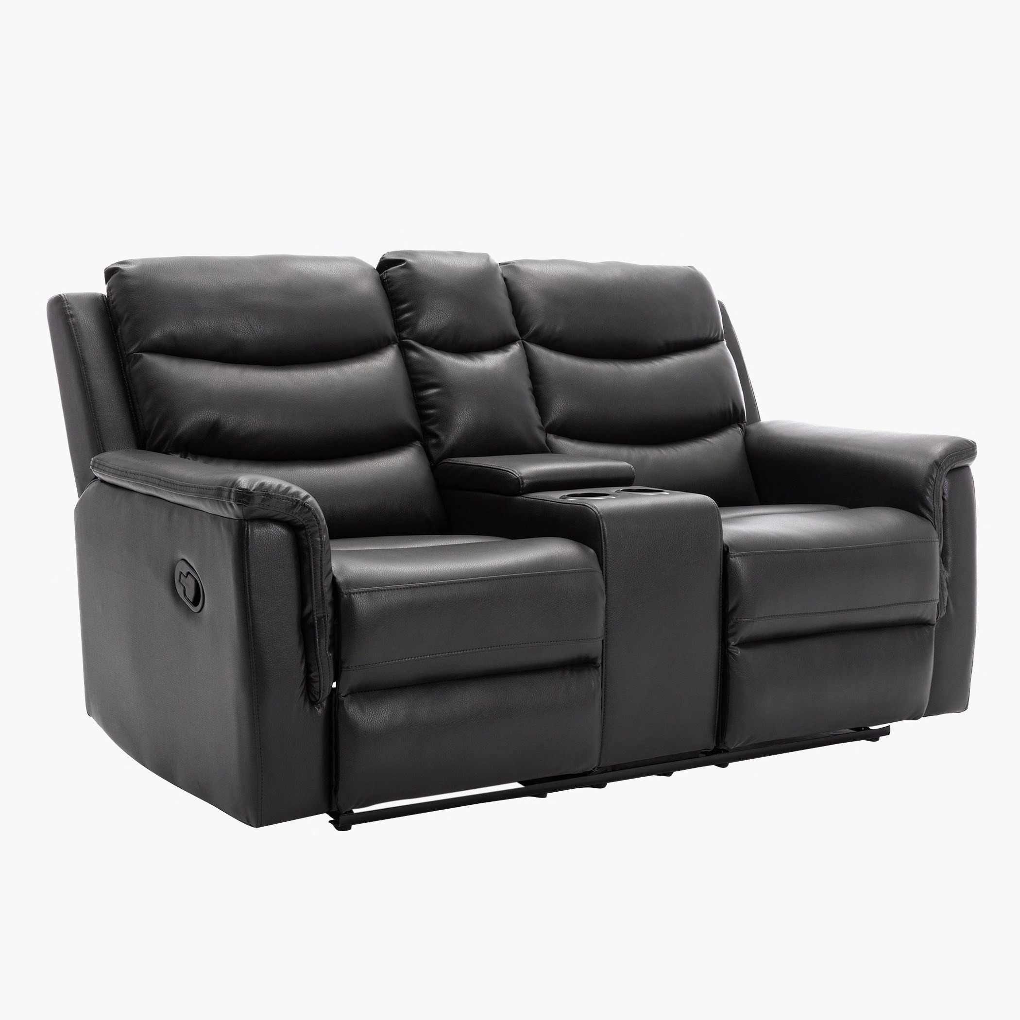 كنبة استرخاء هوائية جلد بمقعدين وكونسول وحامل أكواب من فاتيكان-hbxlivingroom-sofasandarmchairs-sofas-image-3