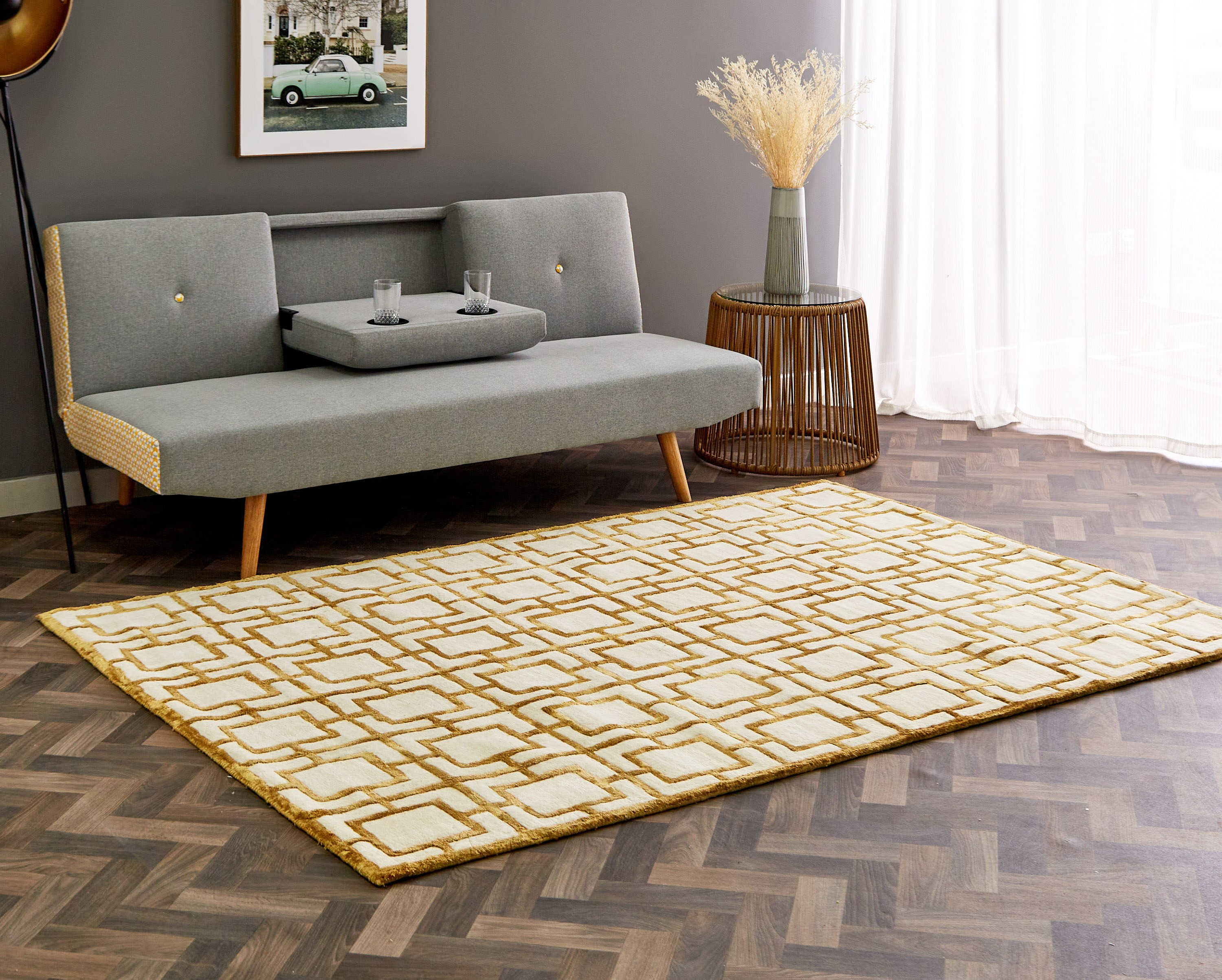 سجادة معنقدة يدويًا من صوف الفسكوز من جيو - 160x230 سم-hbxdecorandfurnishings-floorcoverings-rugs-image-4