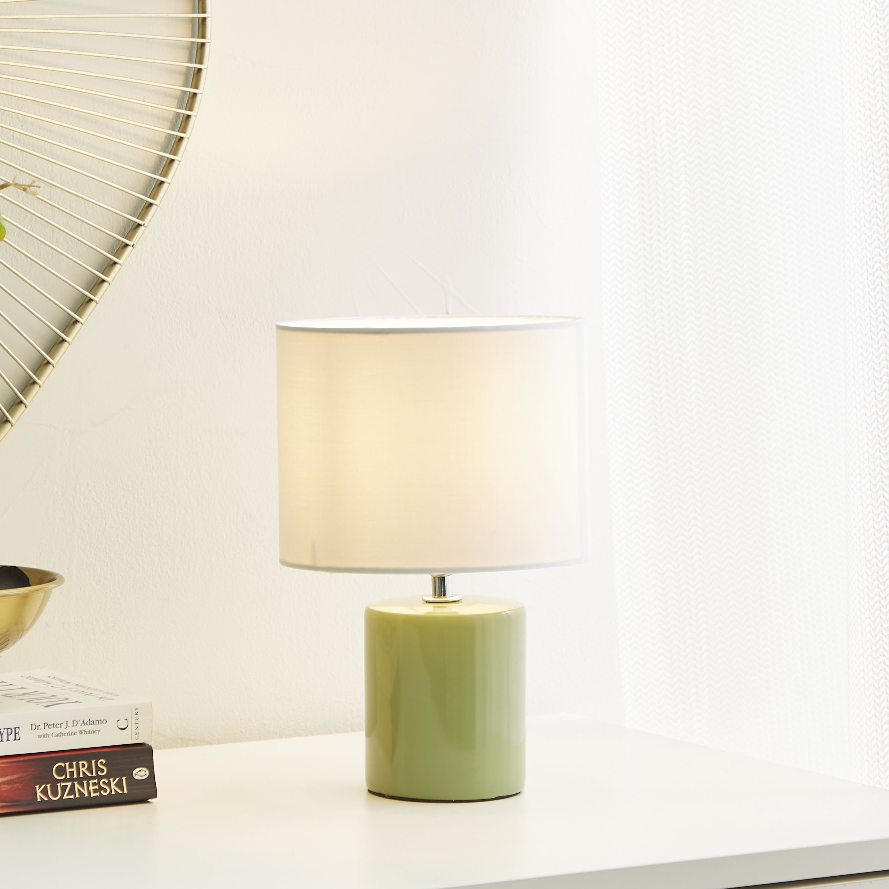 مصباح سيراميك سطحي من لوميير - 18x18x28 سم-hbxlivingroom-lighting-tablelamps-image-2
