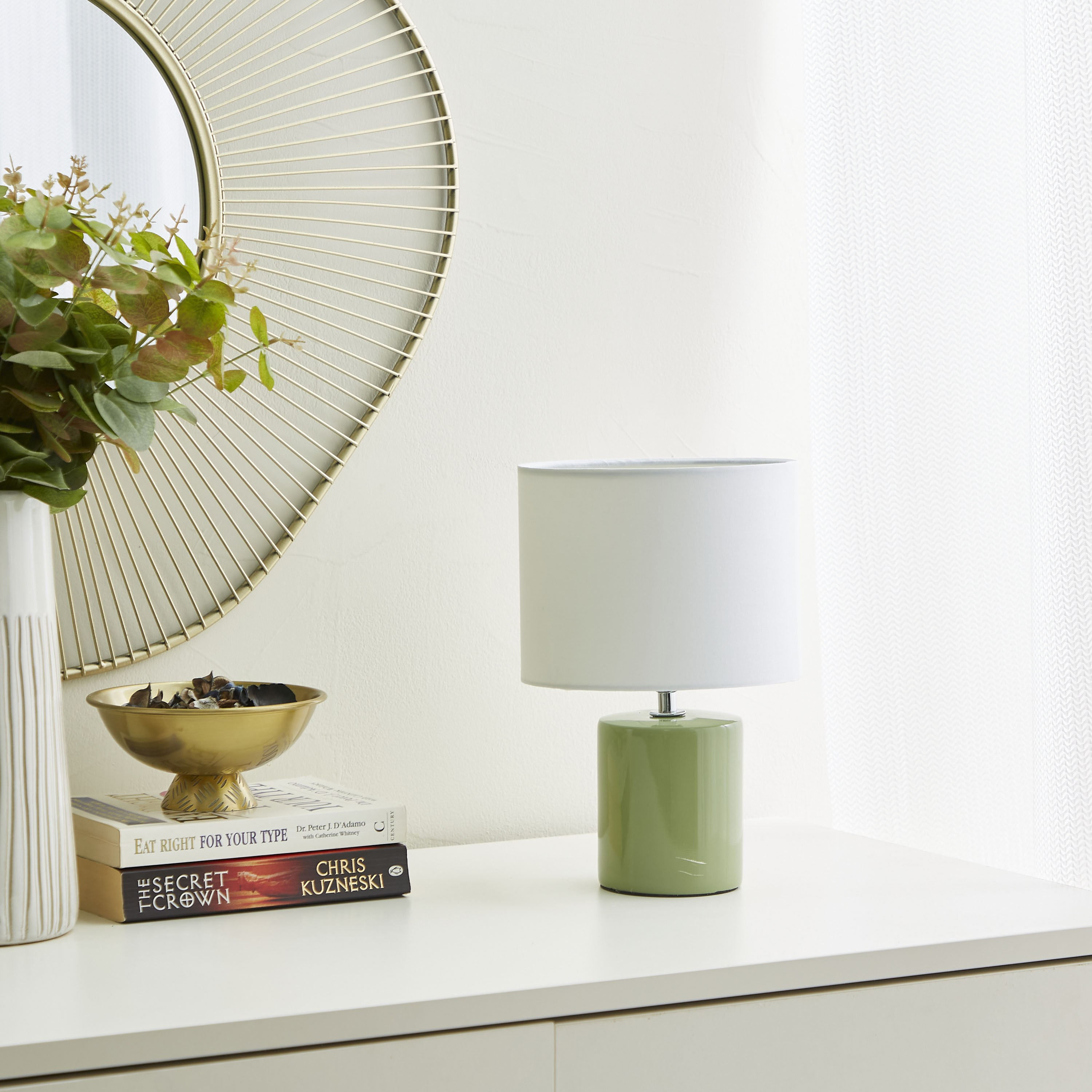 مصباح سيراميك سطحي من لوميير - 18x18x28 سم-hbxlivingroom-lighting-tablelamps-image-4