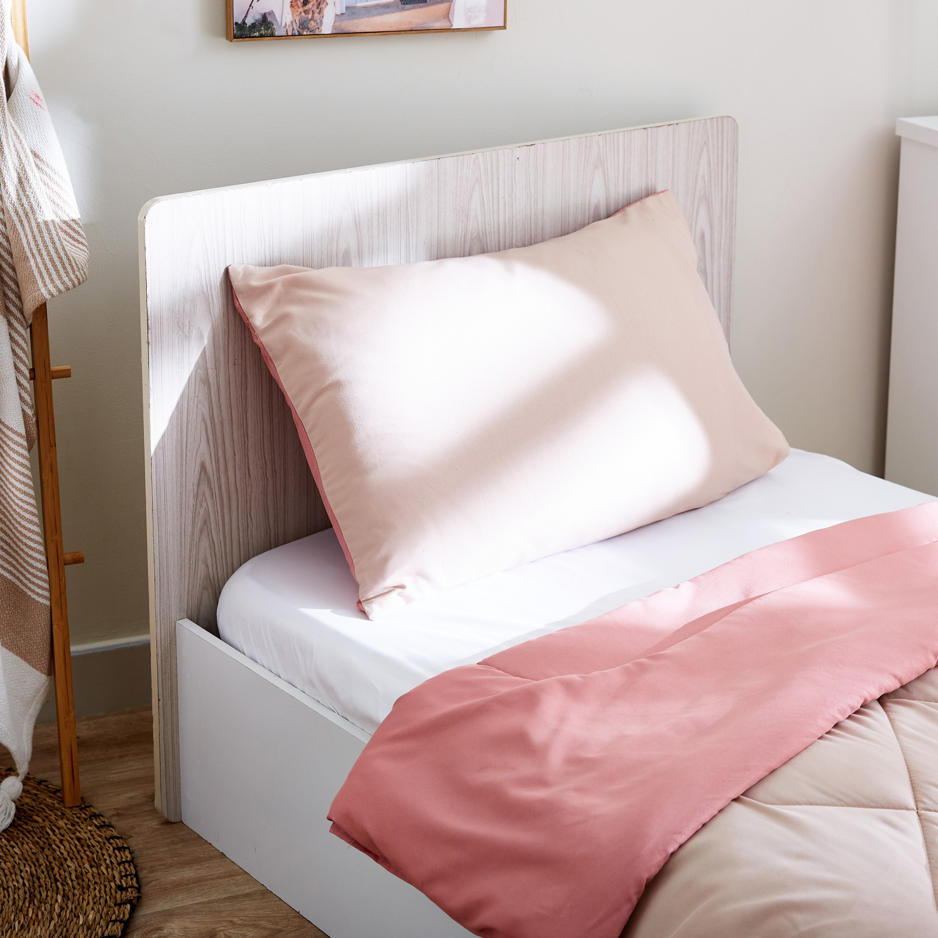 طقم لحاف ألياف دقيقة فردي يستخدم على الوجهين قطعتين من ديربي - 135x220 سم-hbxkidsandyouth-beddingandfurnishings-comfortersets-image-3