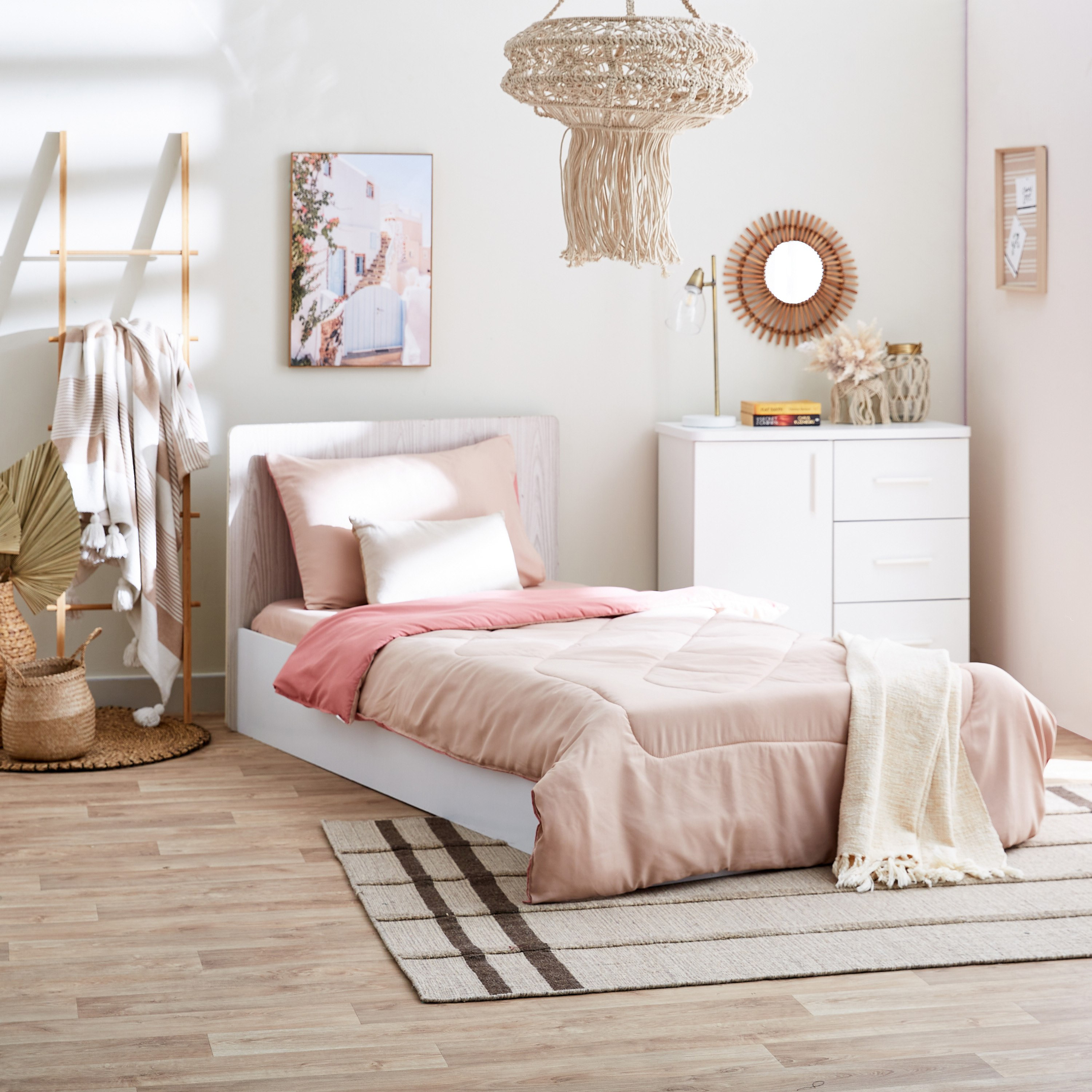 طقم لحاف ألياف دقيقة فردي يستخدم على الوجهين قطعتين من ديربي - 135x220 سم-hbxkidsandyouth-beddingandfurnishings-comfortersets-image-7