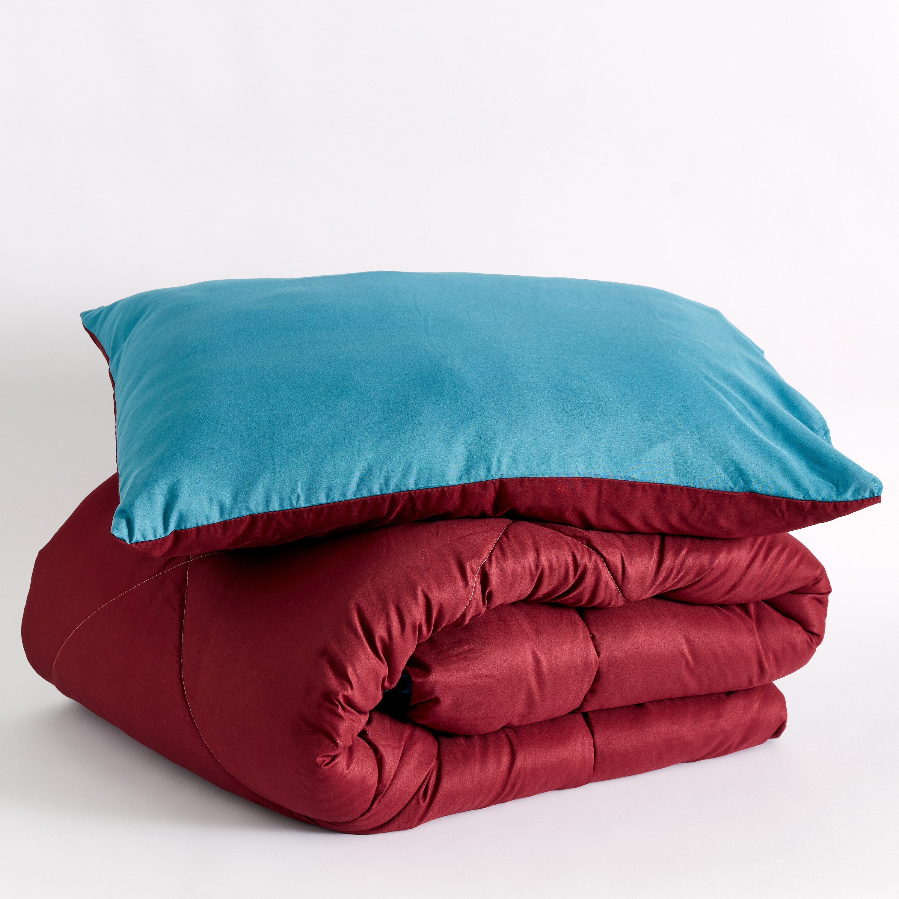 طقم لحاف ألياف دقيقة فردي يستخدم على الوجهين قطعتين من ديربي - 135x220 سم-hbxkidsandyouth-beddingandfurnishings-comfortersets-image-8