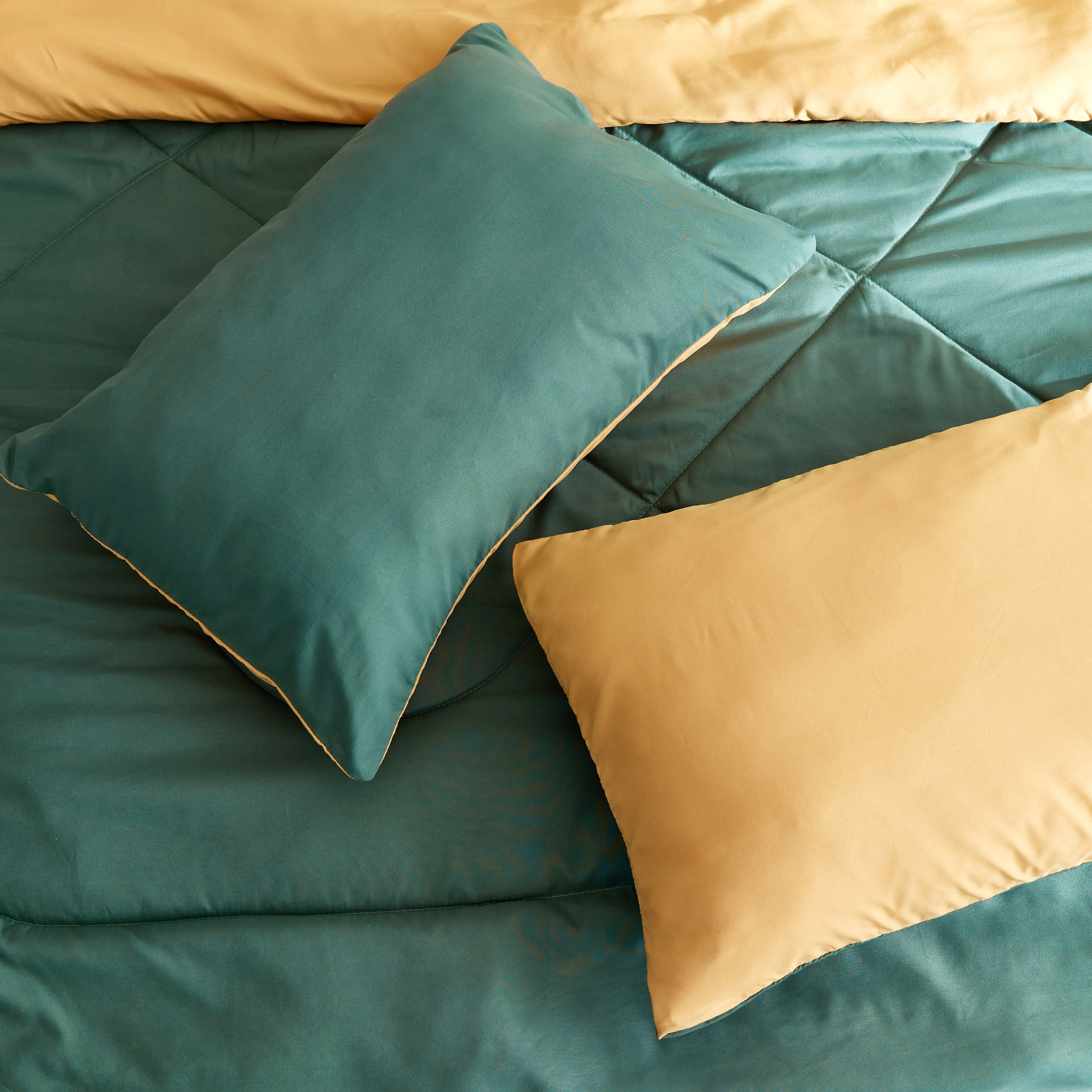 طقم لحاف كوين من الألياف الدقيقة يستخدم على الوجهين 3 قطع من ديربي - 230x200 سم-hbxhomeware-hbxdecorandfurnishings-image-6