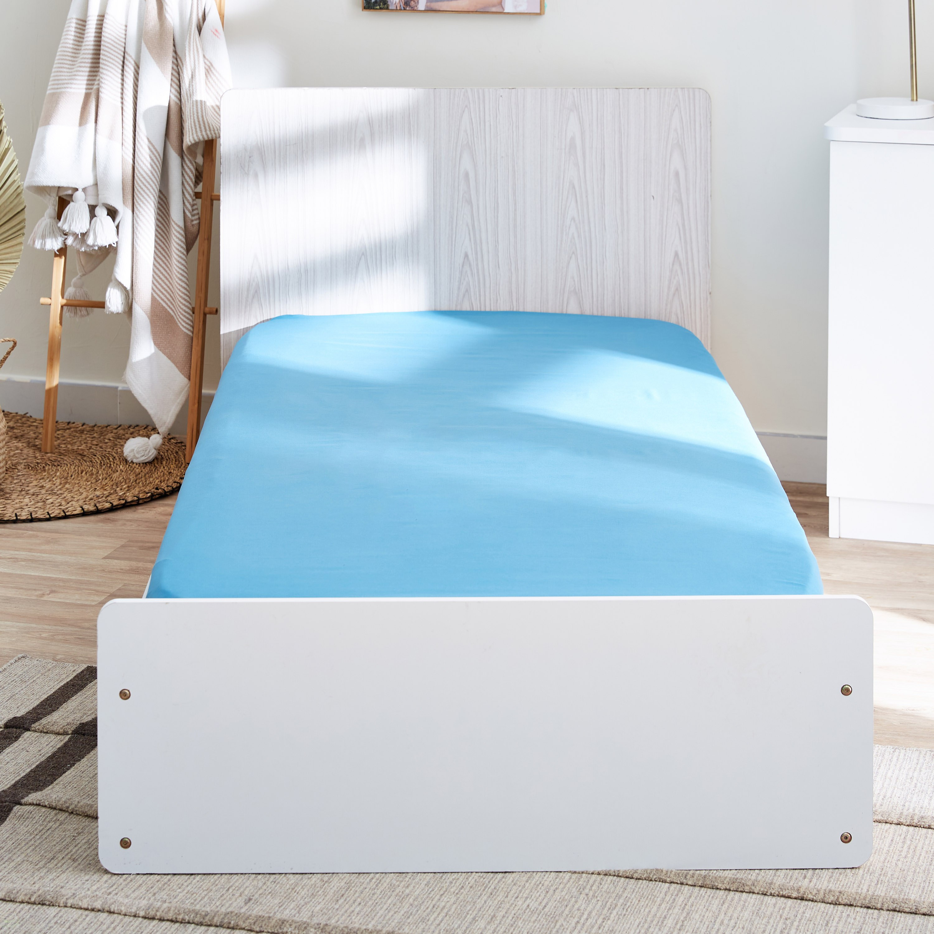 Derby Solid Microfibre Single Fitted Sheet - 90x190+20 cm-hbxhomeware-hbxbedroom-image-3