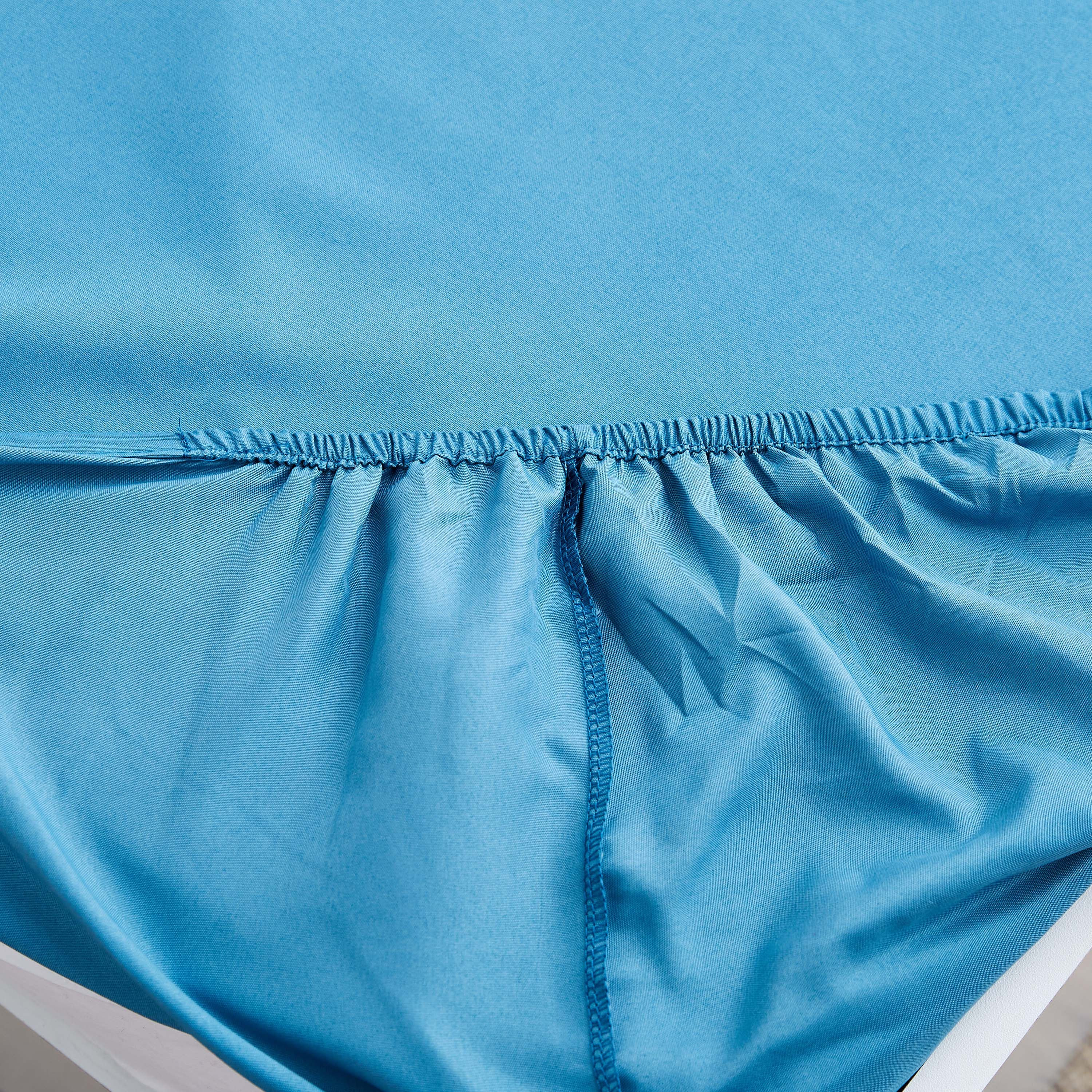 Derby Solid Microfibre Single Fitted Sheet - 90x190+20 cm-hbxhomeware-hbxbedroom-image-5