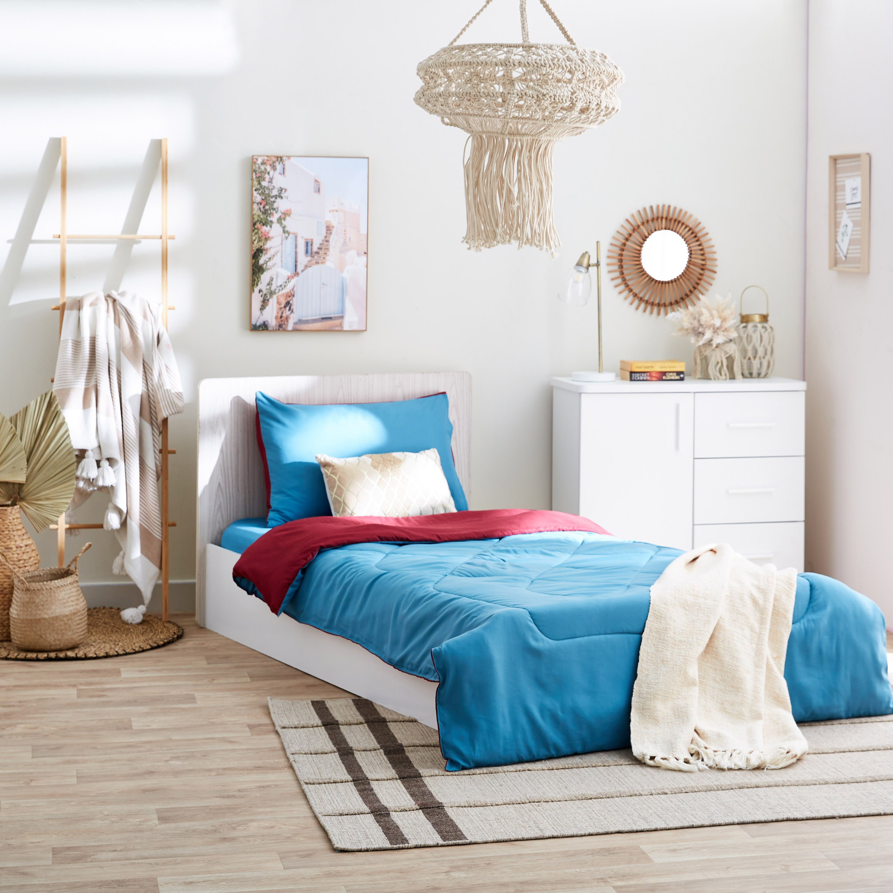 Derby Solid Microfibre Single Fitted Sheet - 90x190+20 cm-hbxhomeware-hbxbedroom-image-6