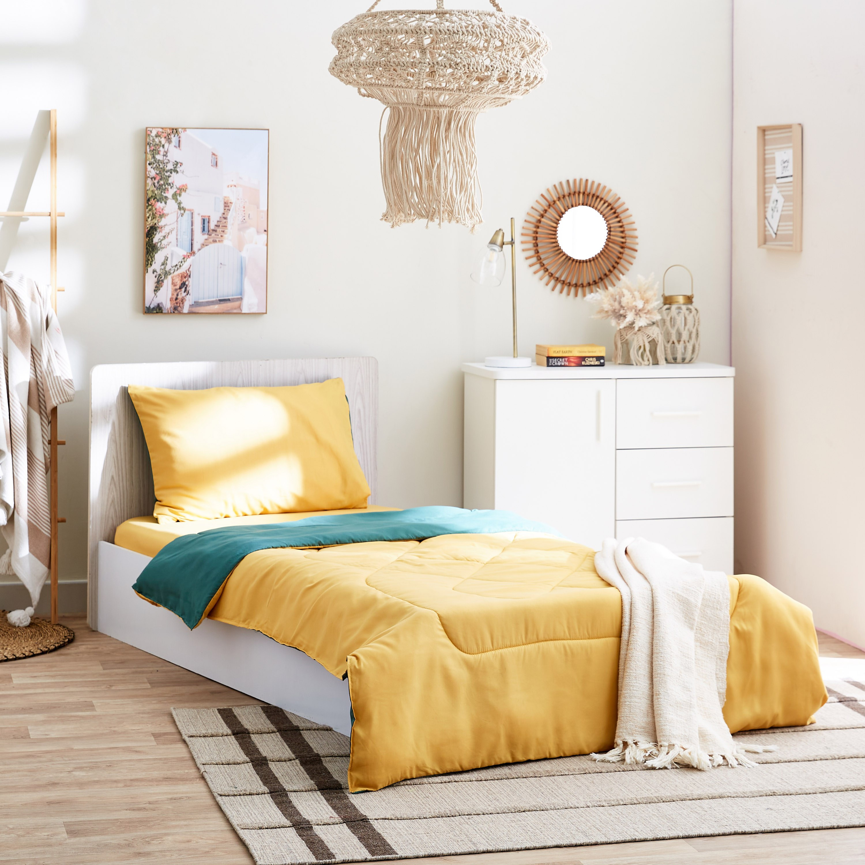 Derby Solid Microfibre Single Fitted Sheet - 90x190+20 cm-hbxhomeware-hbxbedroom-image-6