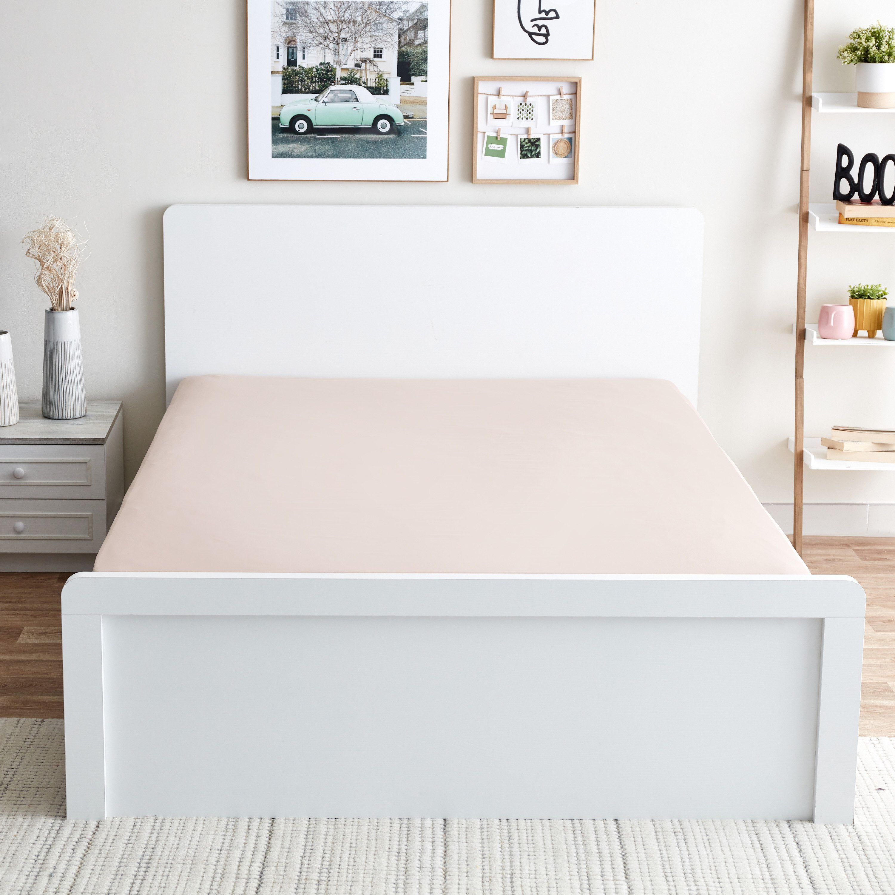 Derby Solid King Microfiber Fitted Sheet - 180x200+25 cm-hbxhomeware-bedding-fittedsheets-image-3