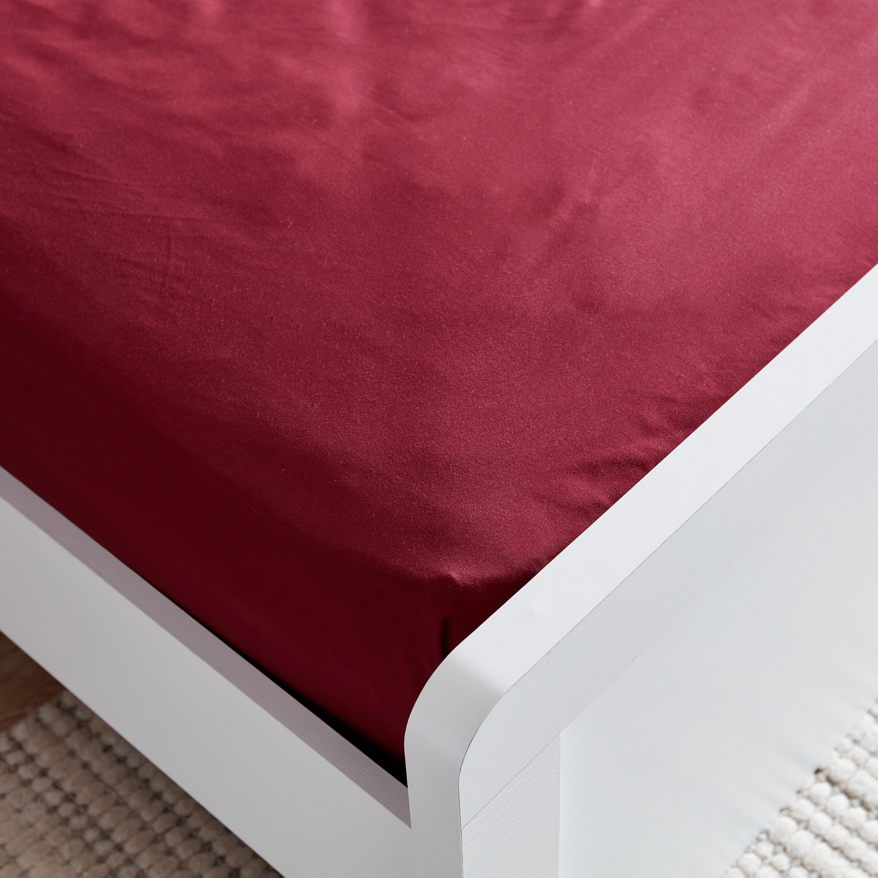 Derby Solid King Microfibre Fitted Sheet - 180x200+25 cm-hbxhomeware-hbxbedroom-image-4