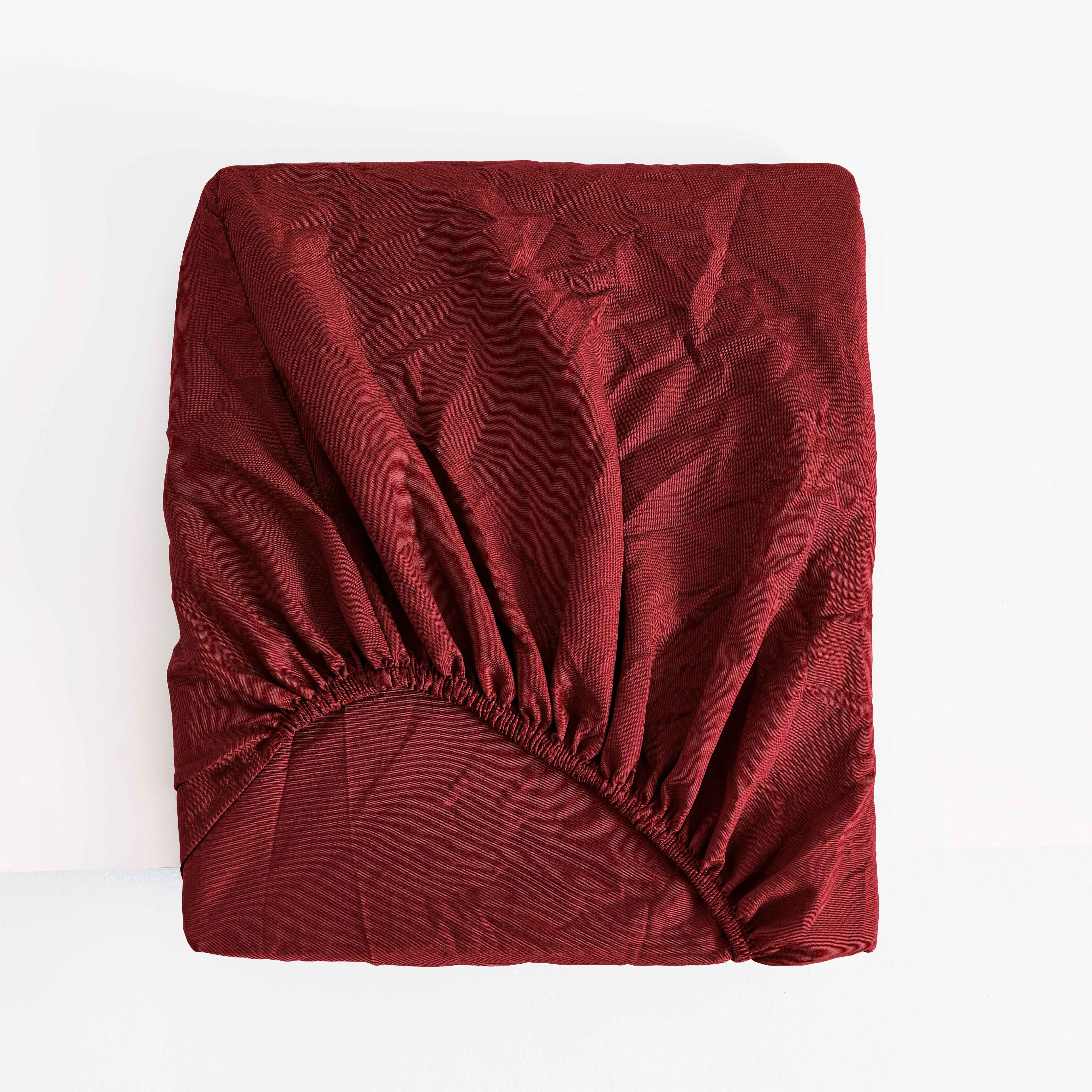 Derby Solid King Microfibre Fitted Sheet - 180x200+25 cm-hbxhomeware-hbxbedroom-image-7