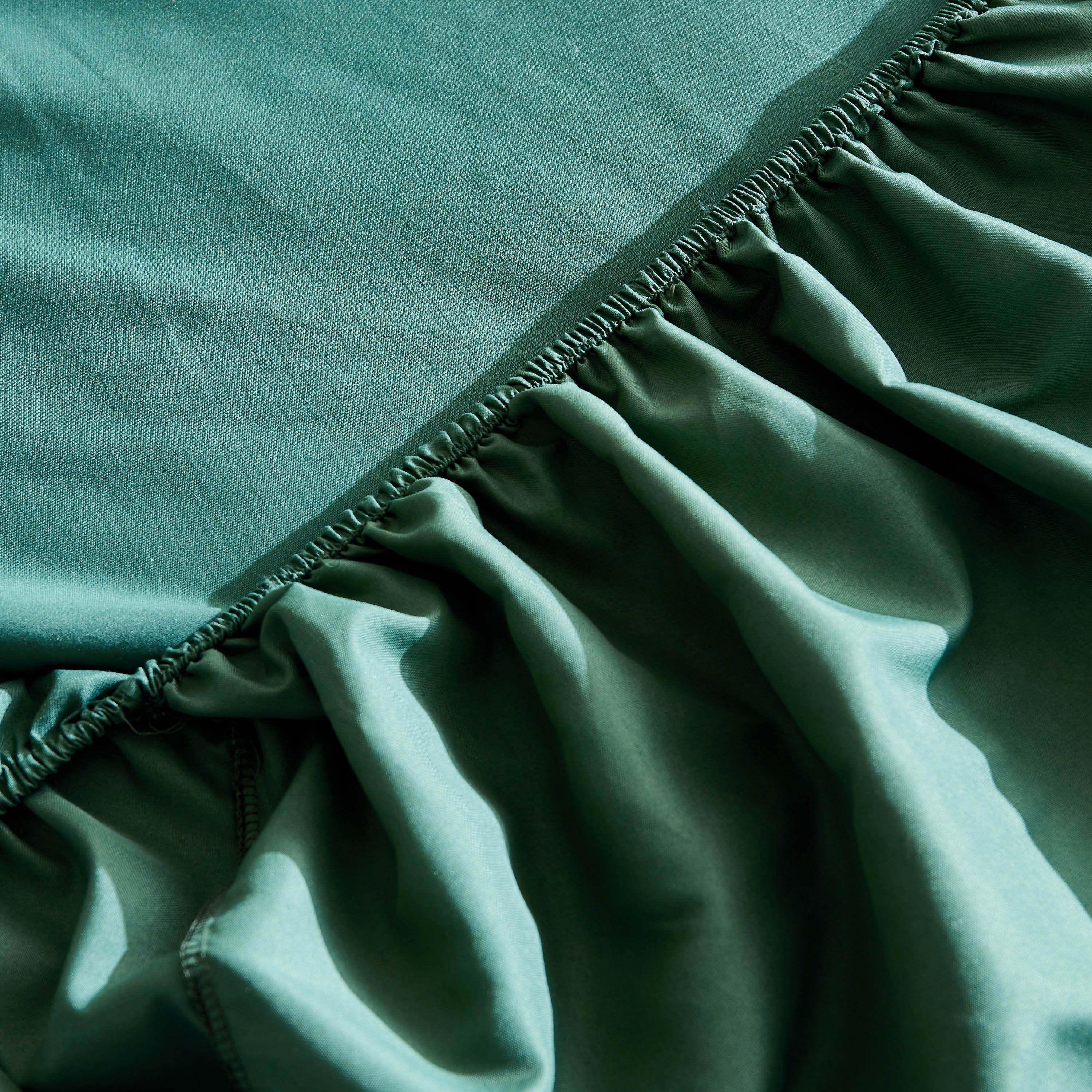 Derby Solid King Microfibre Fitted Sheet - 180x200+25 cm-hbxhomeware-hbxbedroom-image-5