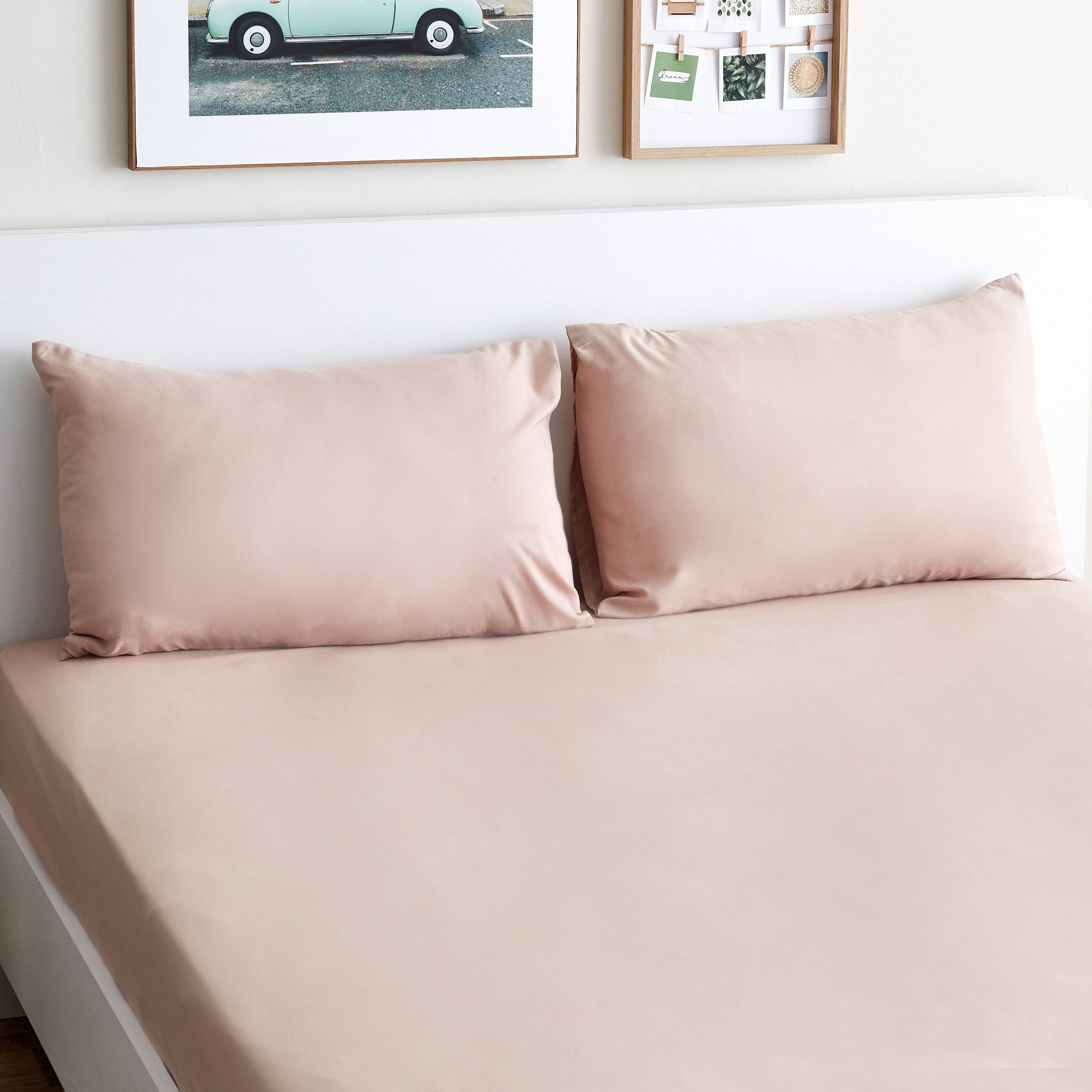 Derby 2-Piece Solid Microfibre Pillowcase Set - 45x70 cm-hbxhomeware-hbxbedroom-image-1