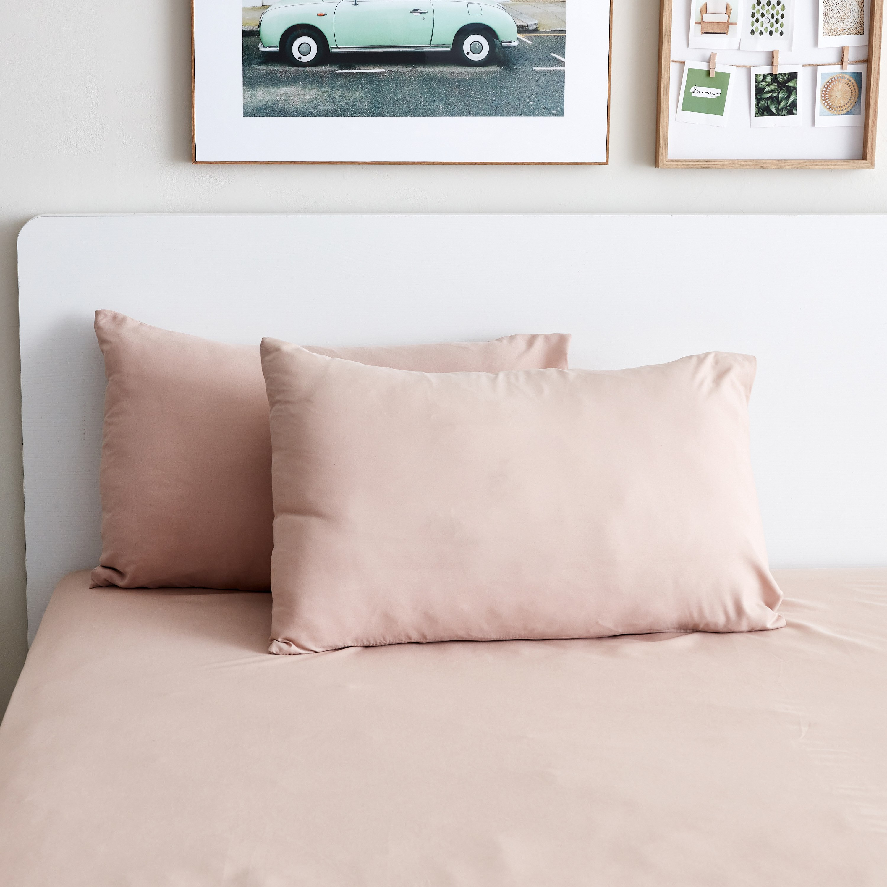 Derby 2-Piece Solid Microfibre Pillowcase Set - 45x70 cm-hbxhomeware-hbxbedroom-image-2