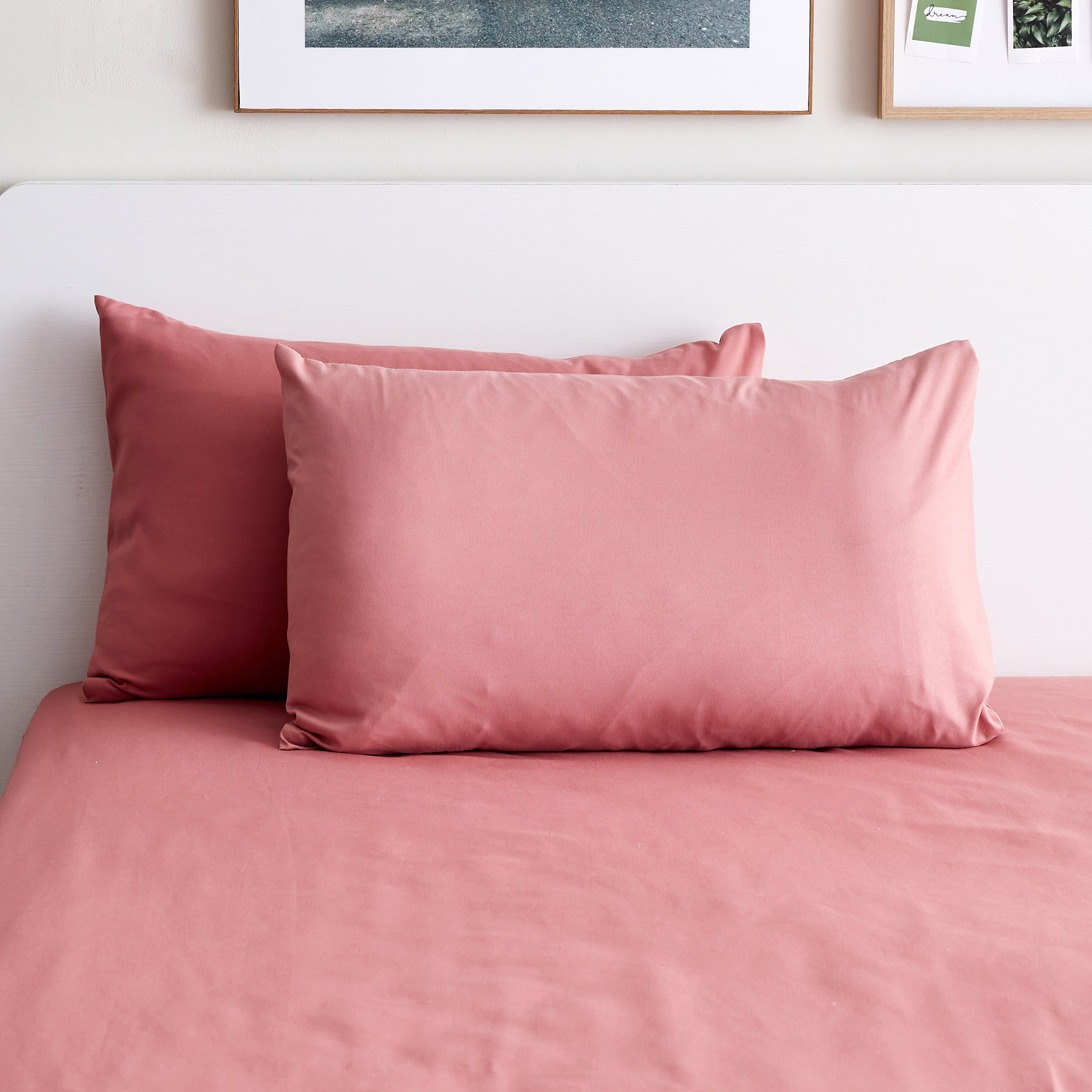 Derby 2-Piece Solid Microfibre Pillowcase Set - 45x70 cm-hbxhomeware-hbxbedroom-image-2