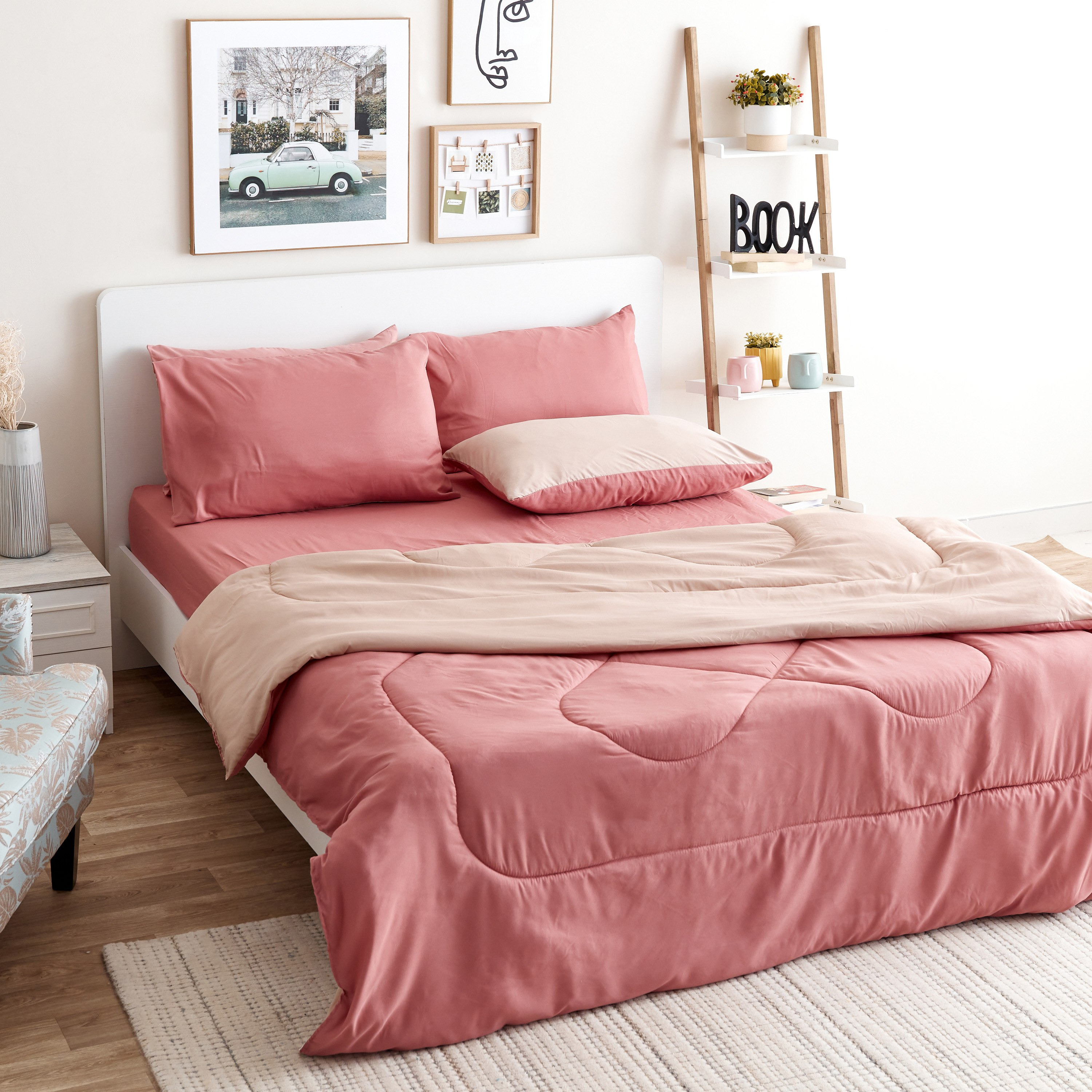 Derby 2-Piece Solid Microfibre Pillowcase Set - 45x70 cm-hbxhomeware-hbxbedroom-image-5