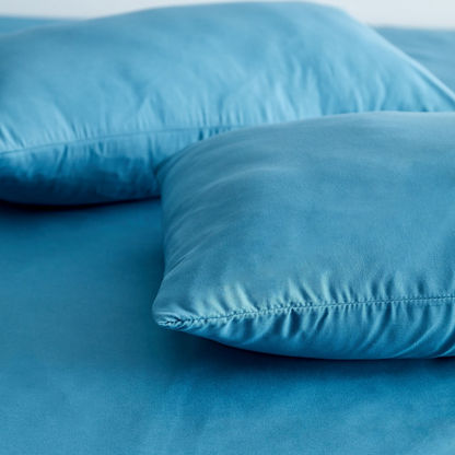 Derby Solid Microfibre Pillowcase Set - 45x70 cms