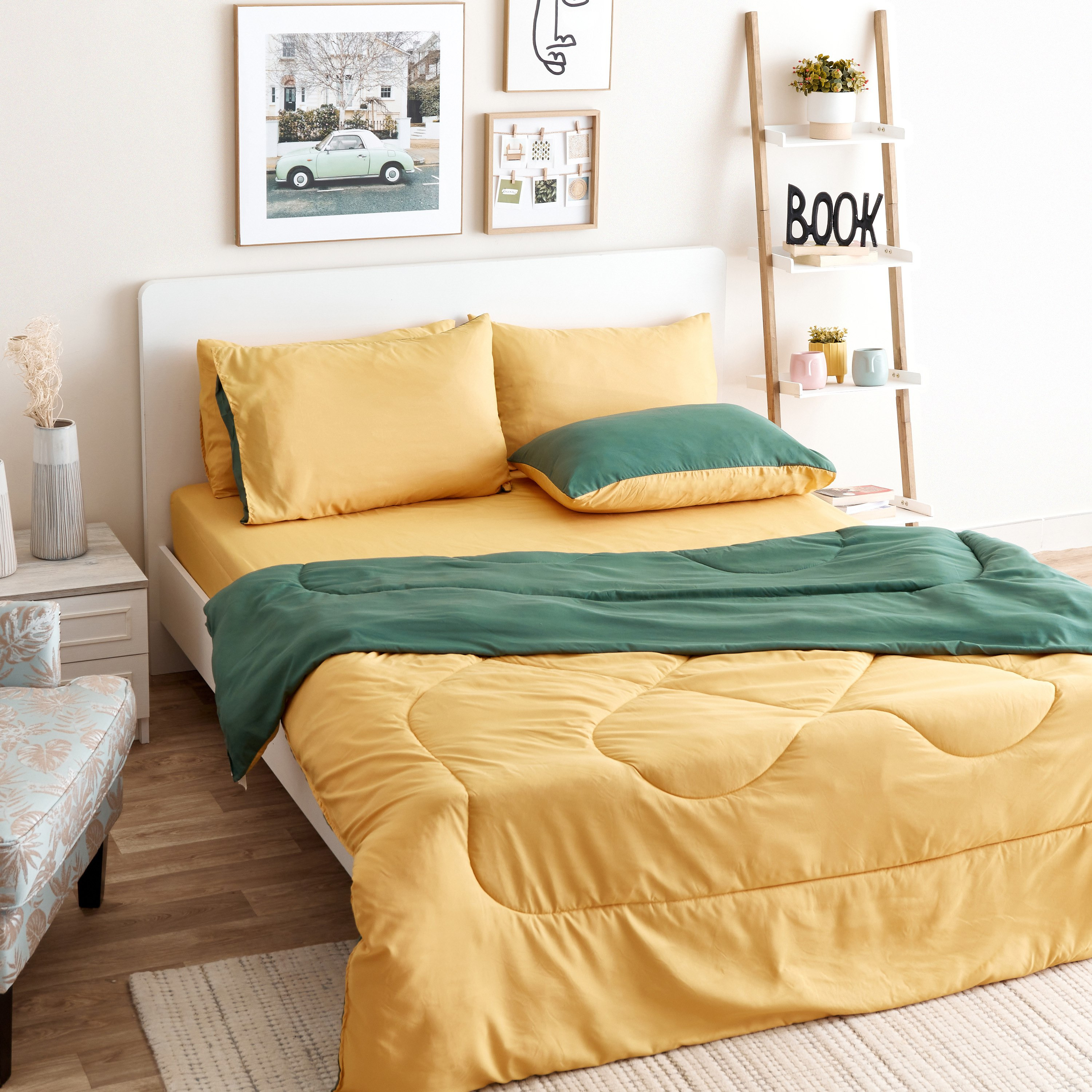Derby Solid Microfibre Pillowcase Set - 45x70 cm-hbxhomeware-hbxbedroom-image-5