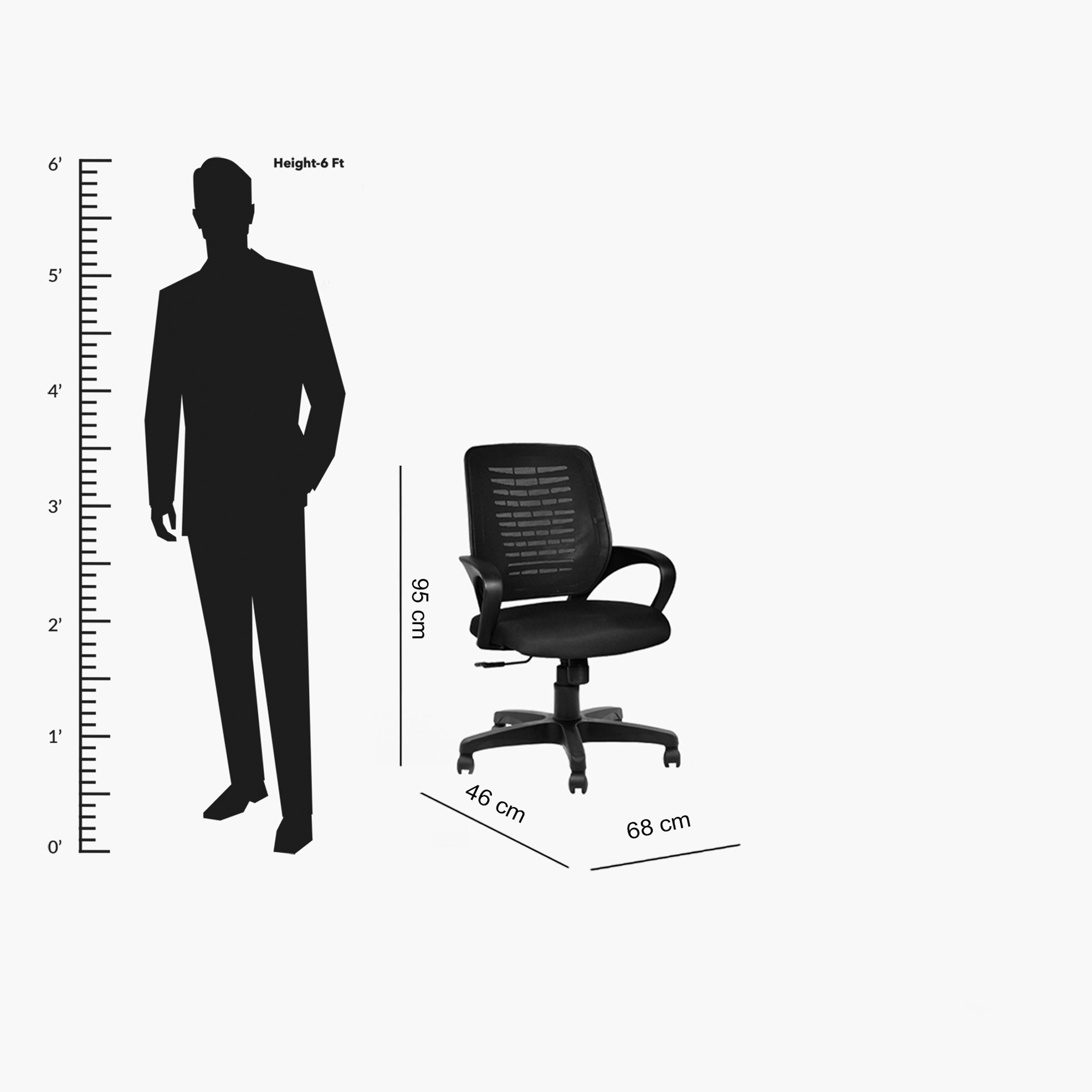 كرسي مكتب بمسند ظهر متوسط الارتفاع من كاستو-hbxfurniture-office-chairs-image-8